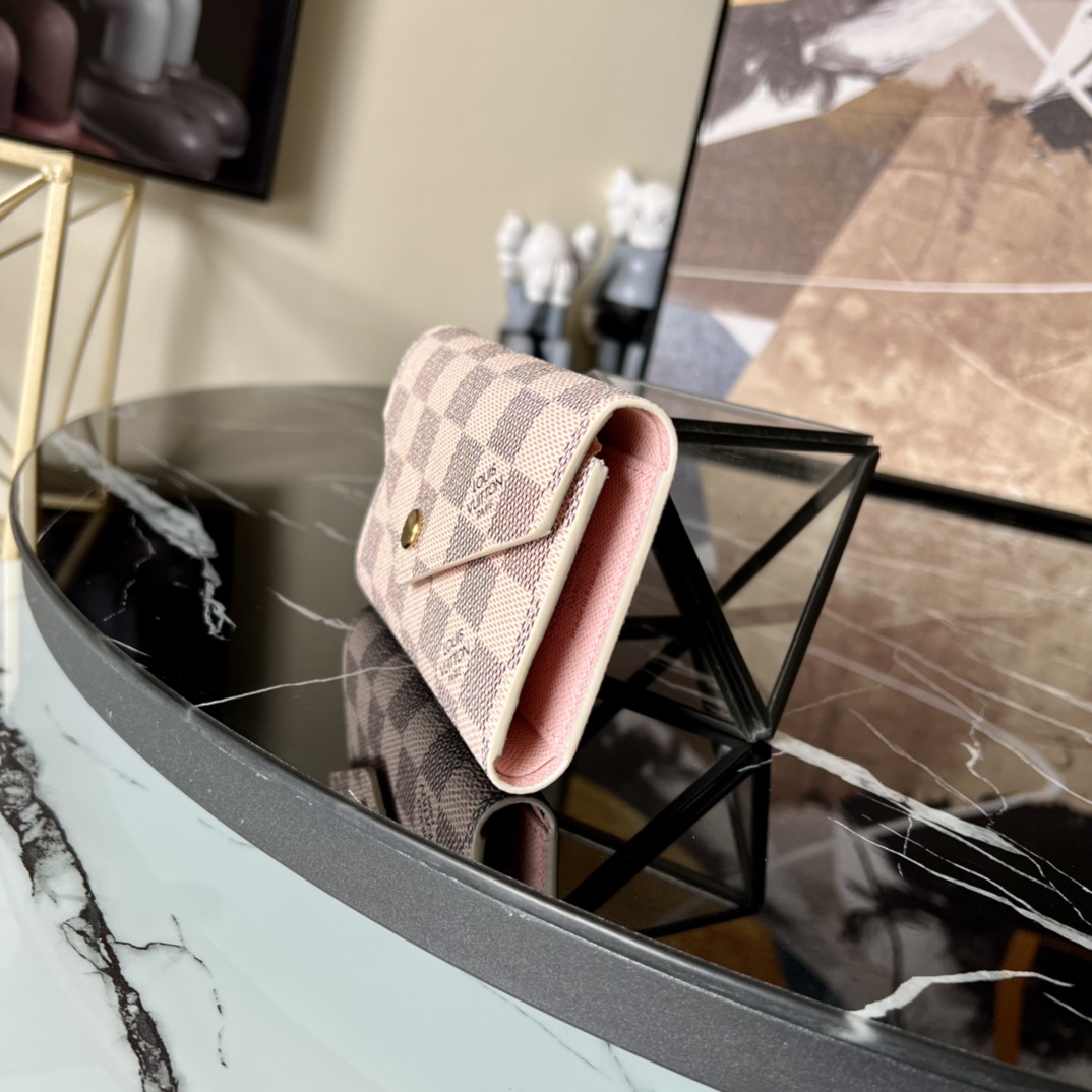 Louis Vuitton Victorine Wallet Damier Azur Canvas  N64022 - DesignerGu