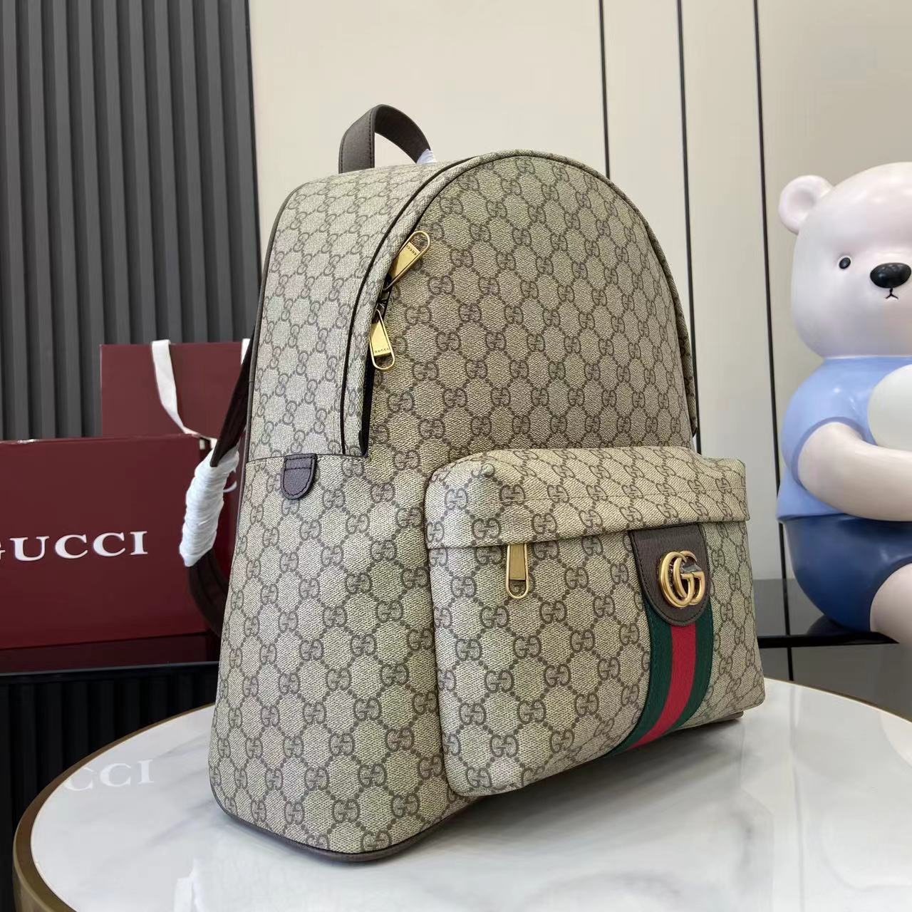 Gucci Ophidia Medium Backpack - DesignerGu
