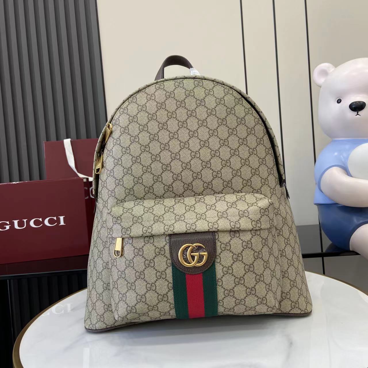 Gucci Ophidia Medium Backpack - DesignerGu