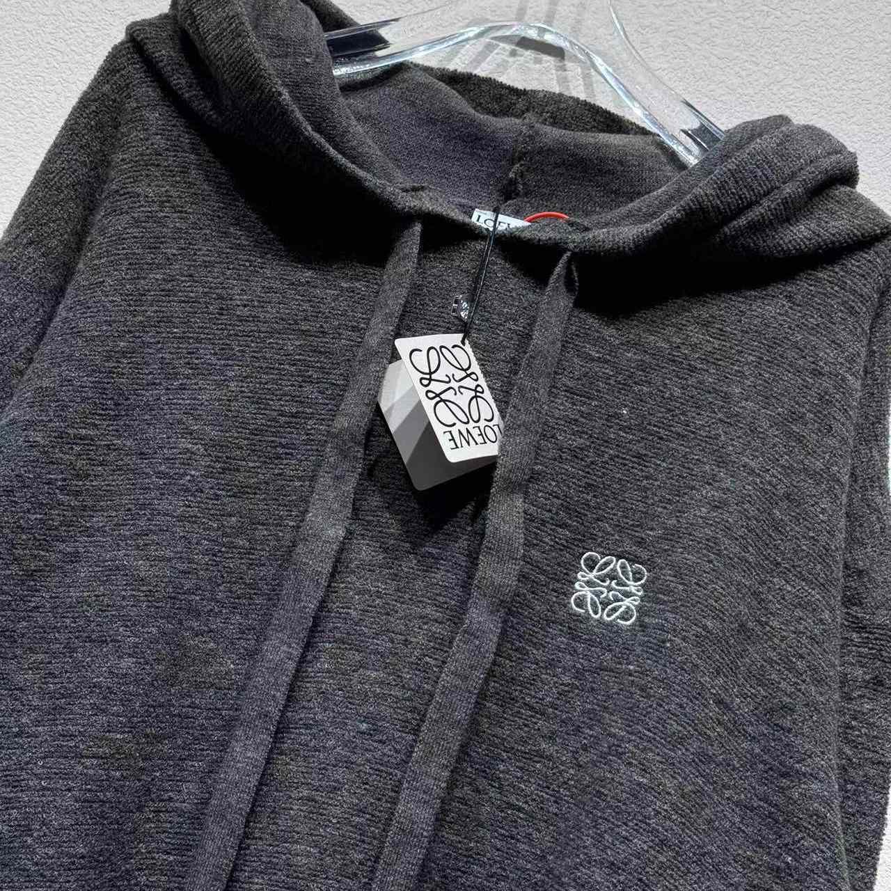 Loewe Hoodie In Wool - DesignerGu