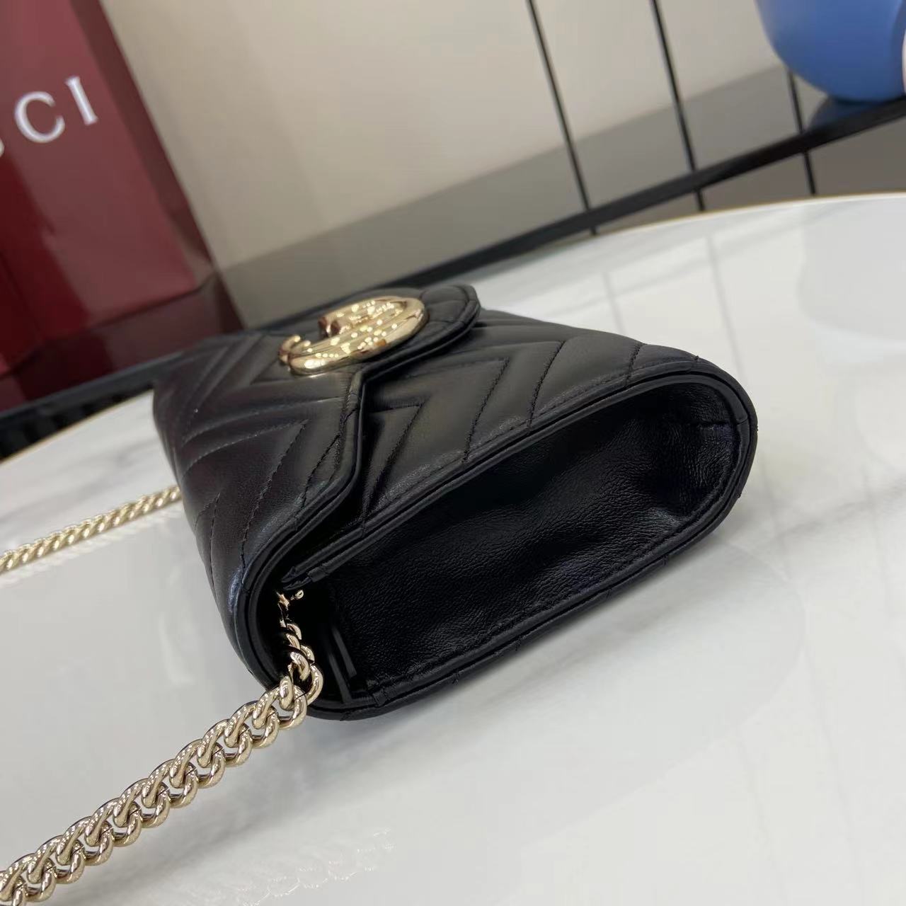 Gucci GG Marmont Wallet On Chain - DesignerGu