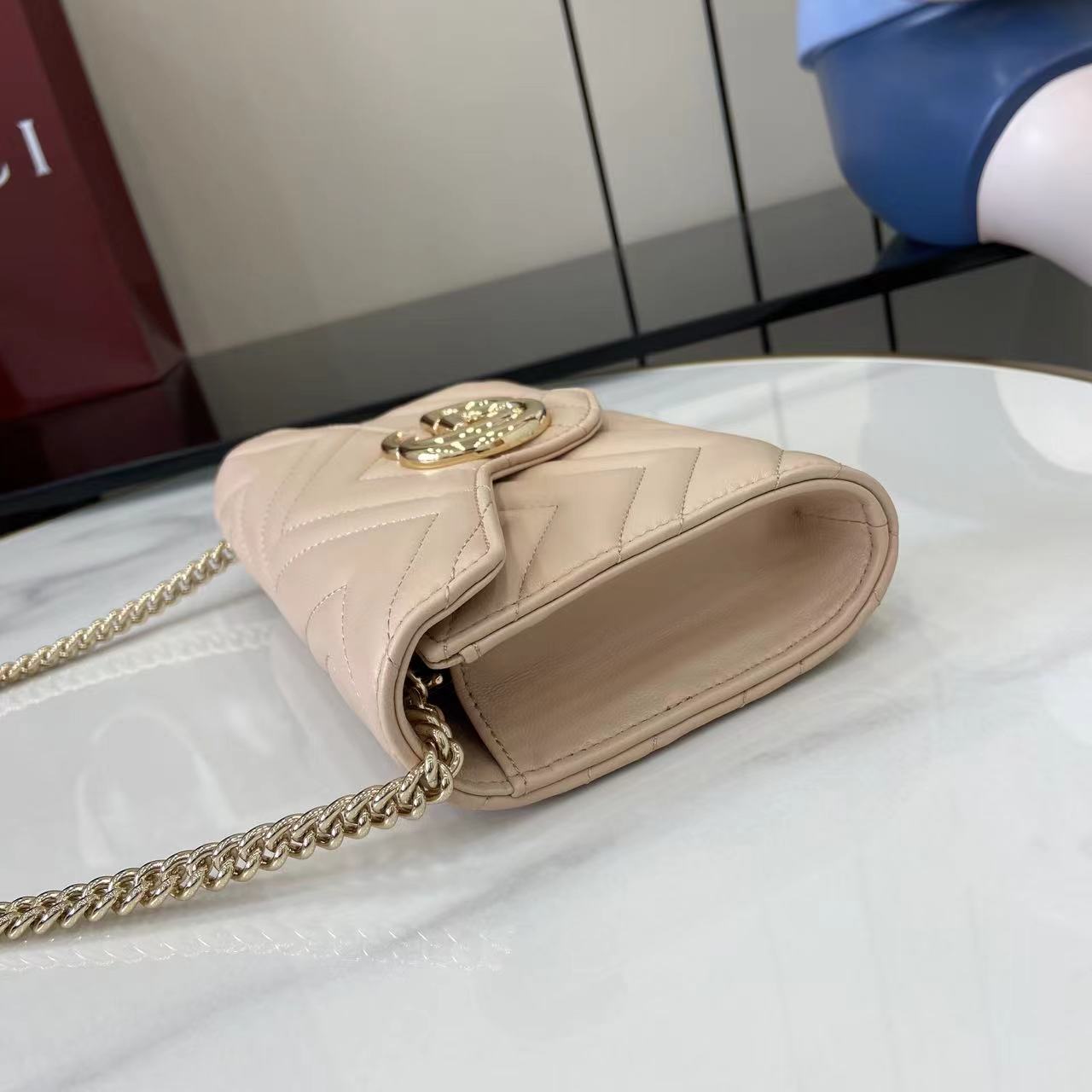 Gucci GG Marmont Wallet On Chain - DesignerGu