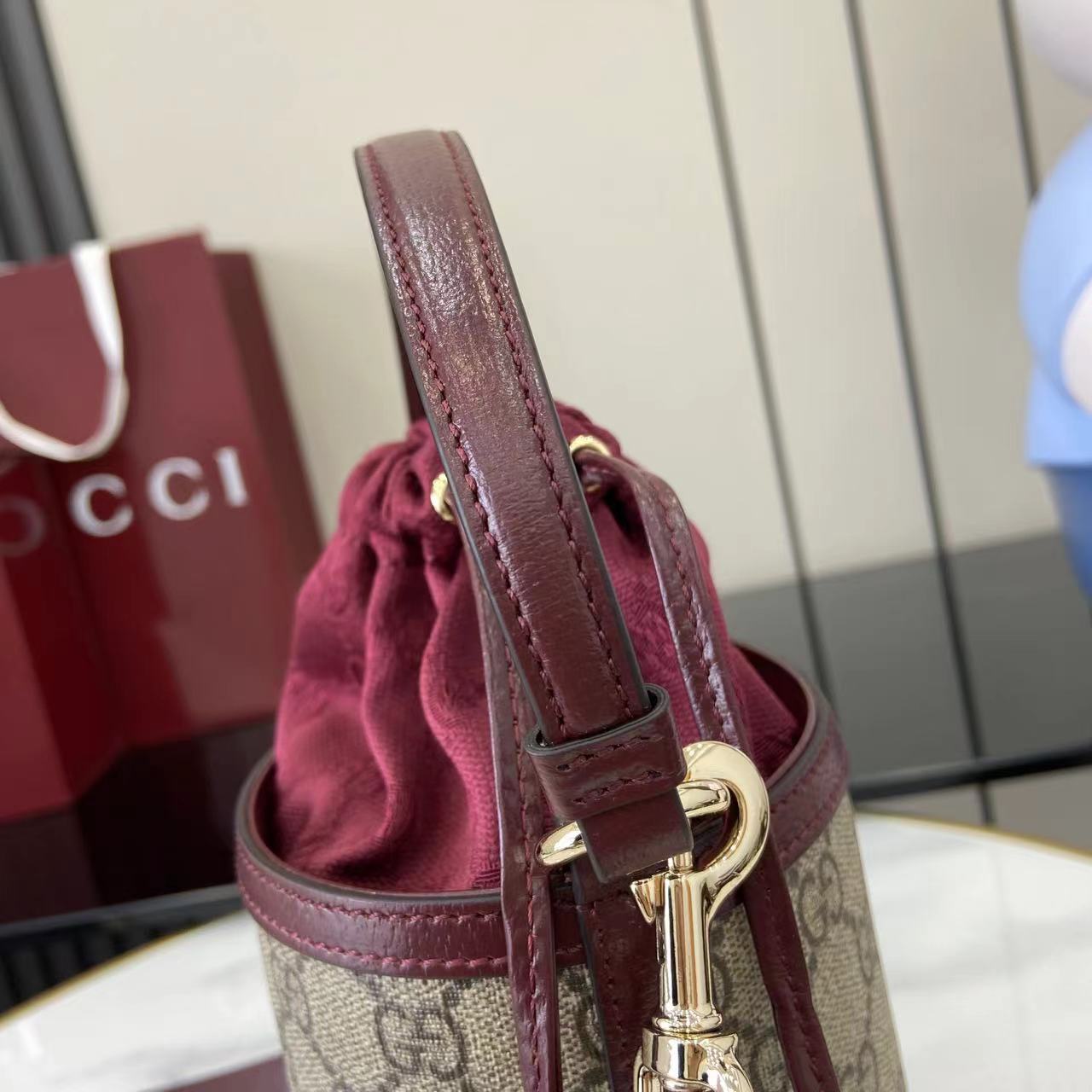 Gucci Ophidia Mini Bucket Bag   - DesignerGu