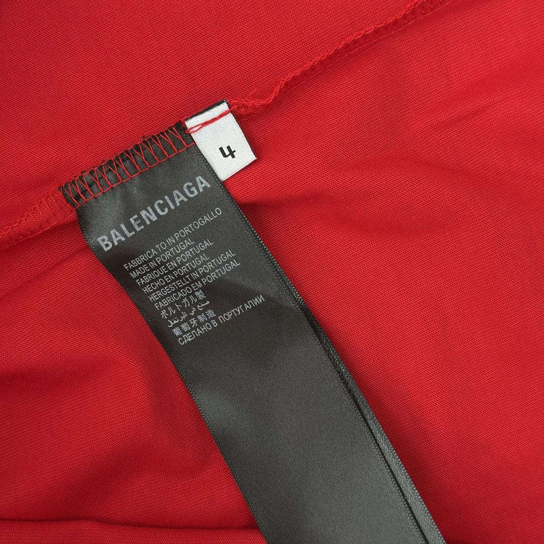 Balenciaga I PUMA Oversized T-Shirt in Red Dry Jersey - DesignerGu