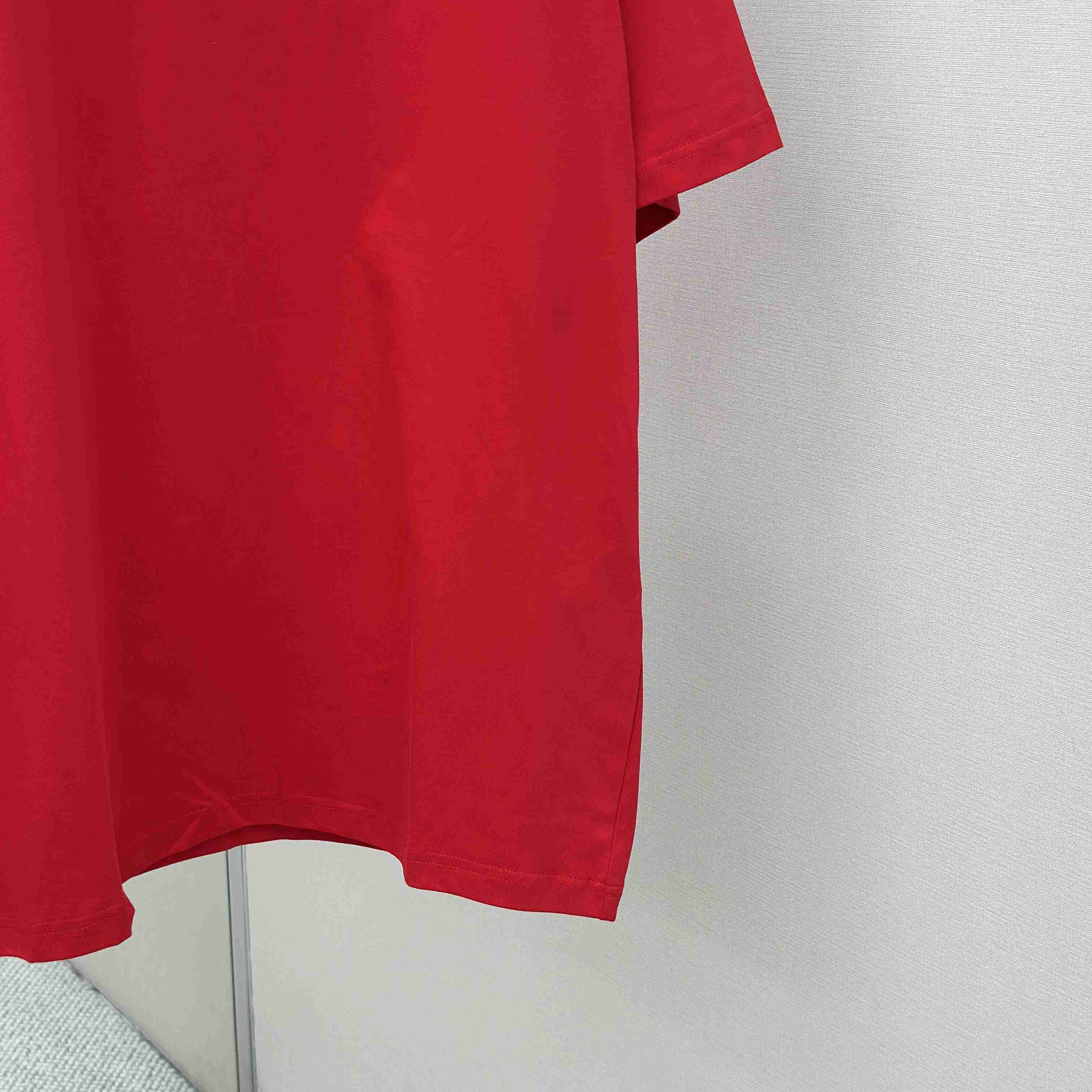 Balenciaga I PUMA Oversized T-Shirt in Red Dry Jersey - DesignerGu