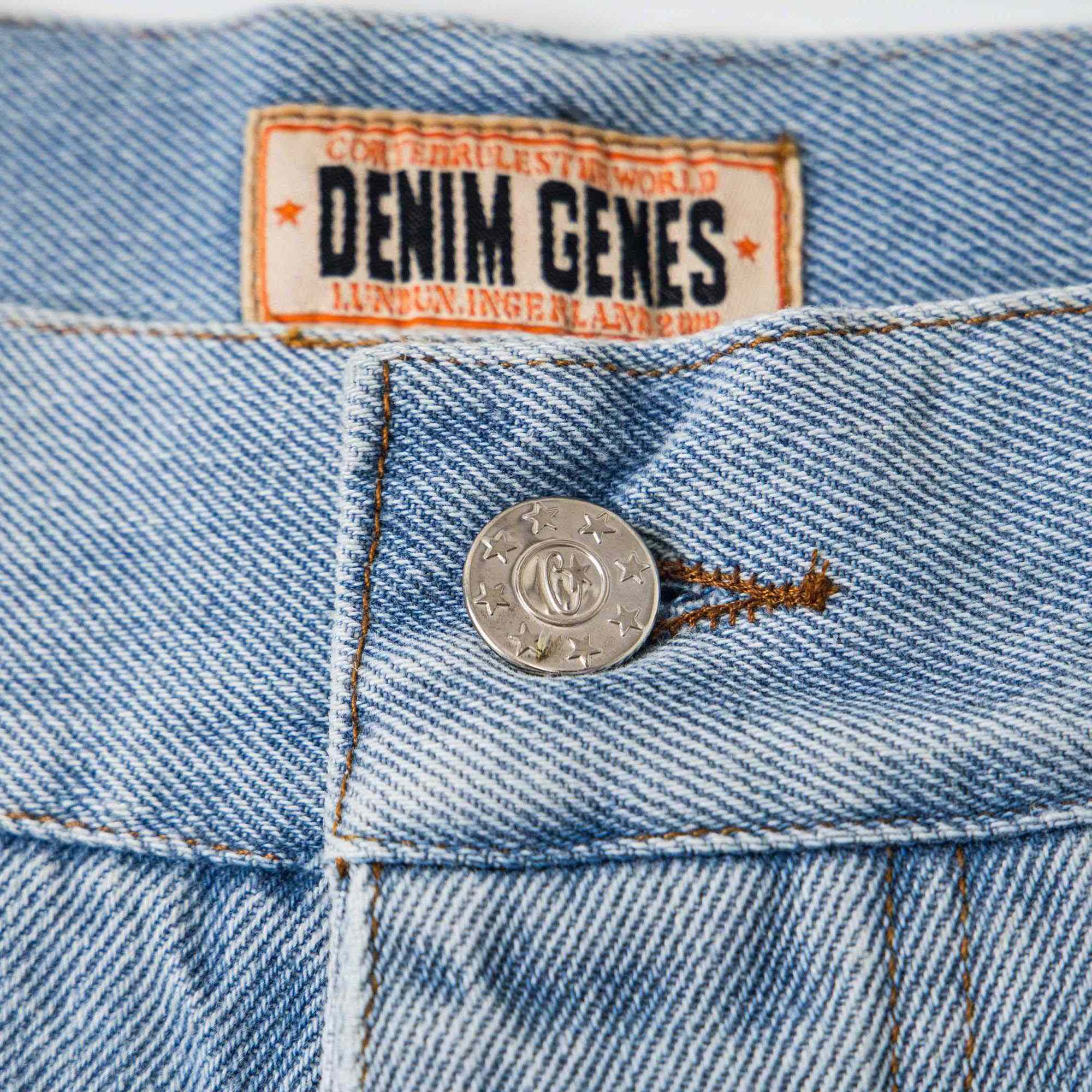 Corteiz Alcatraz Baggy Denim Shorts - DesignerGu