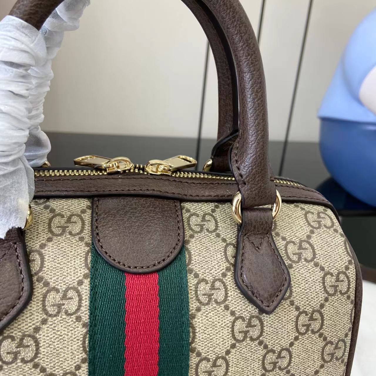 Gucci Ophidia small Boston Bag - DesignerGu