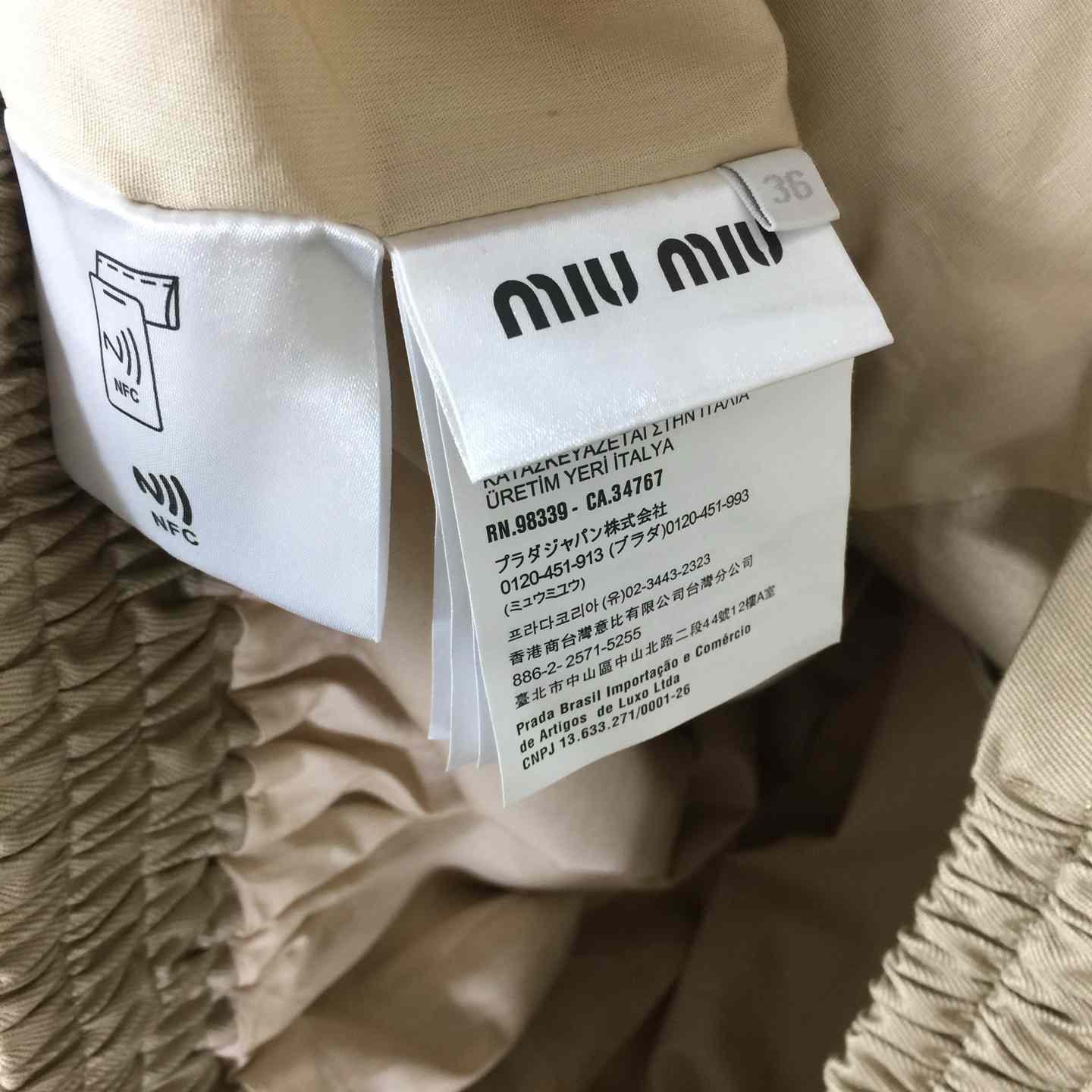 Miu Miu Chino Cloth Blouson Jacket - DesignerGu