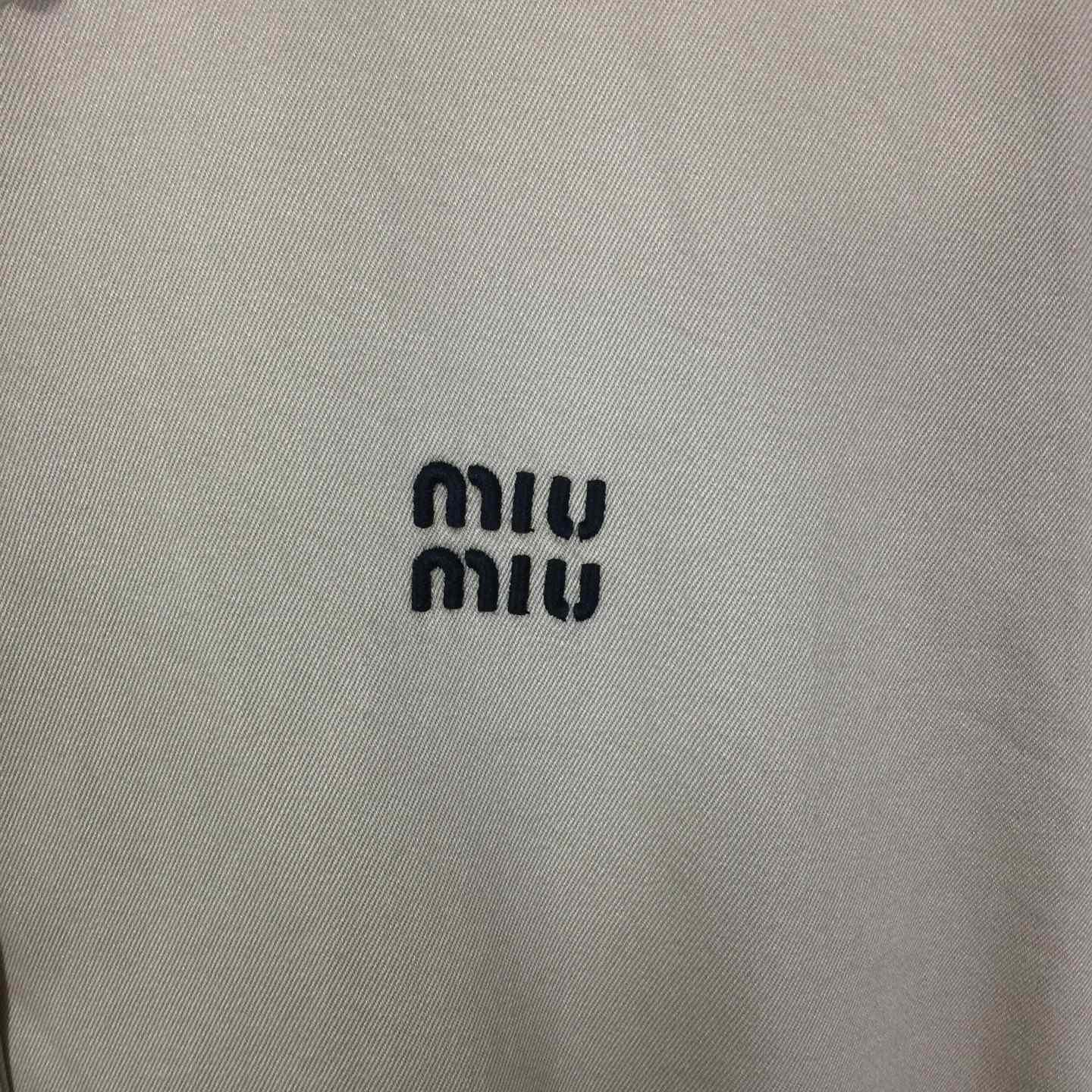 Miu Miu Chino Cloth Blouson Jacket - DesignerGu