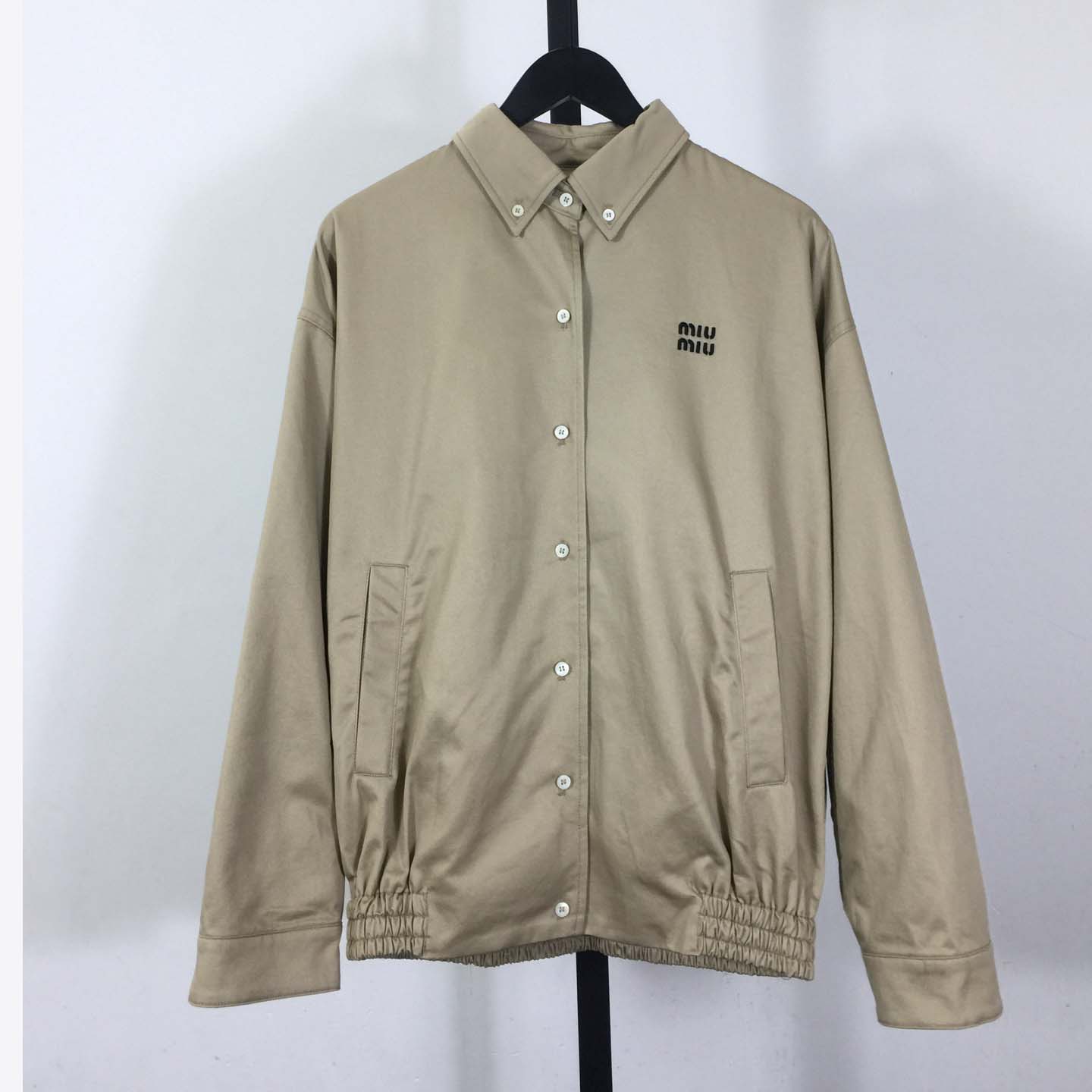 Miu Miu Chino Cloth Blouson Jacket - DesignerGu