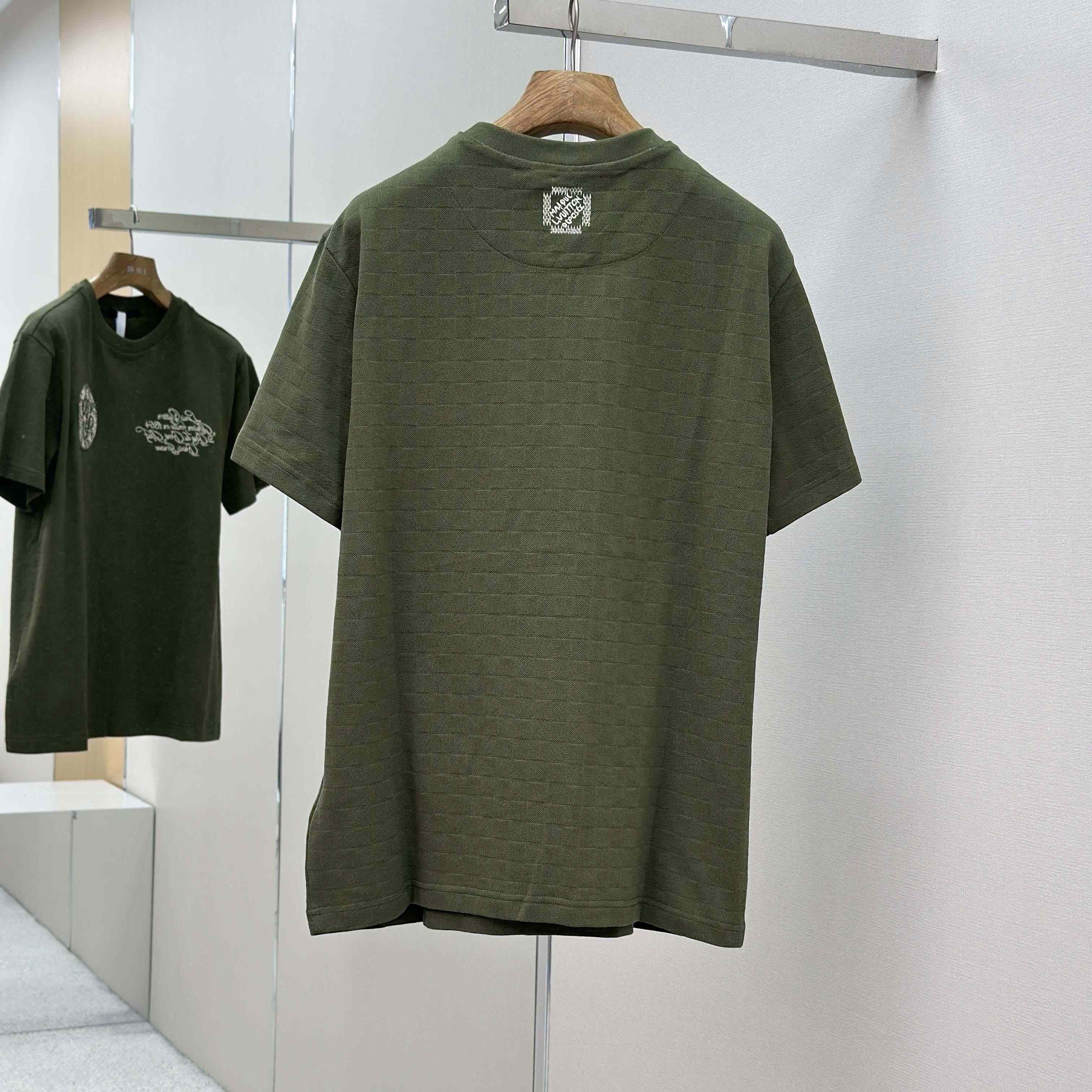 Louis Vuitton Damier Pique T-Shirt   1AGKLH - DesignerGu