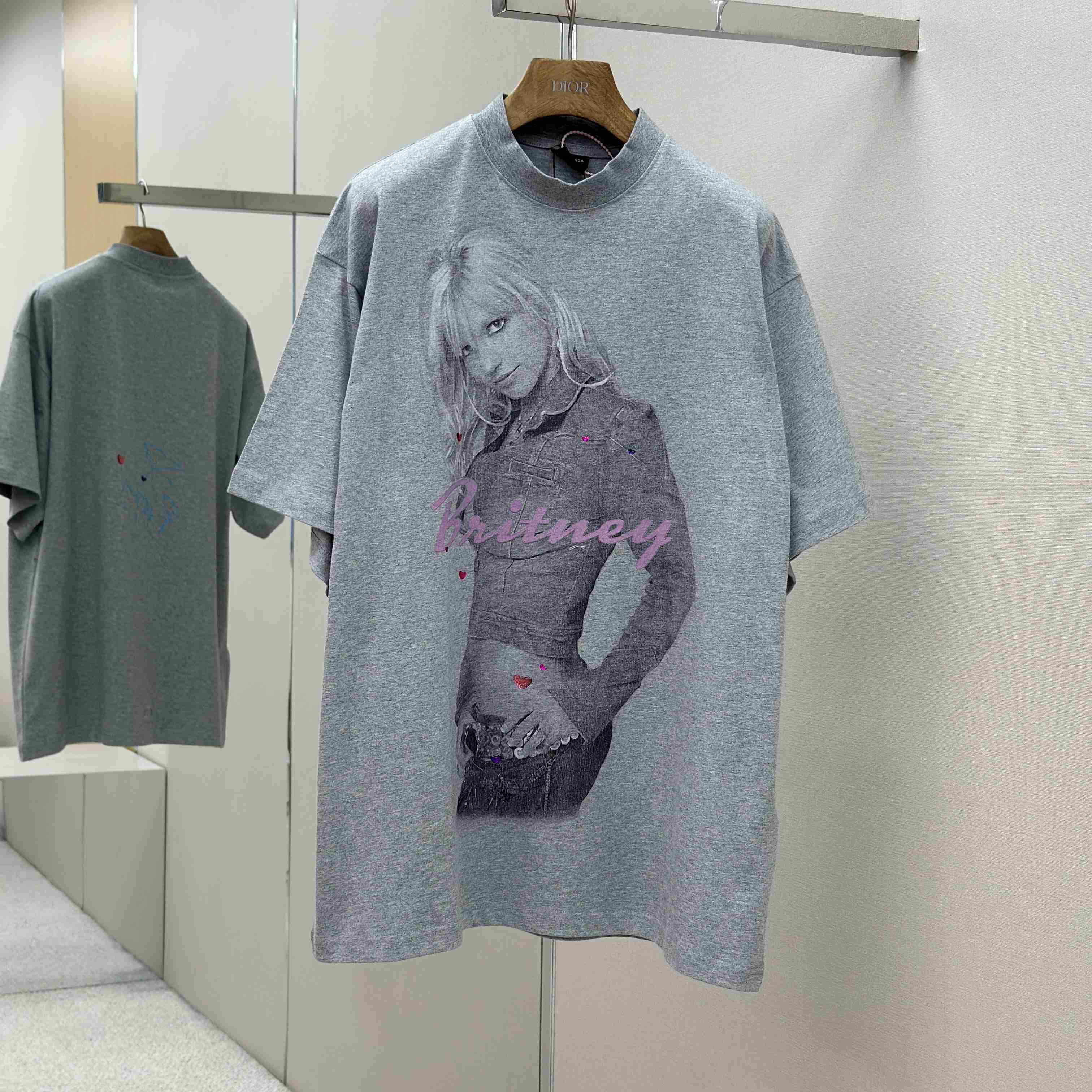 Balenciaga Music | Britney Spears Series T-Shirt - DesignerGu