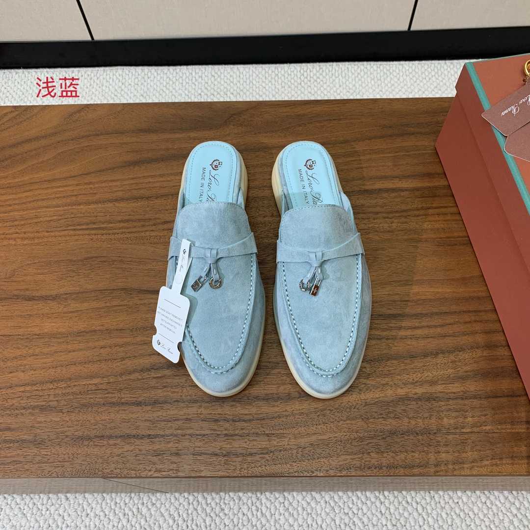 Loro Piana Charms Walk Babouche Loafer  - DesignerGu