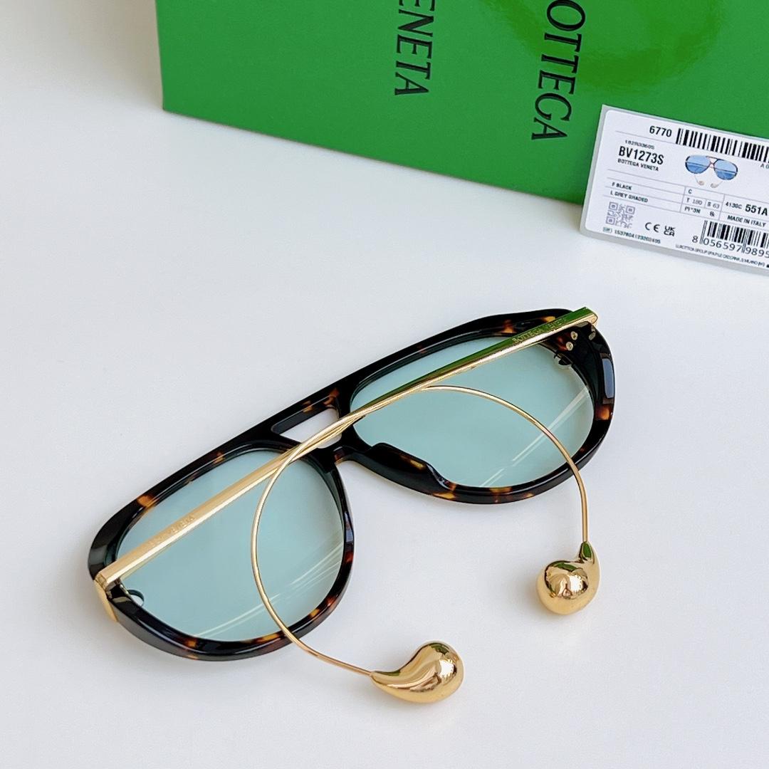 Bottega Veneta Drop Aviator Sunglasses  BV1273S - DesignerGu