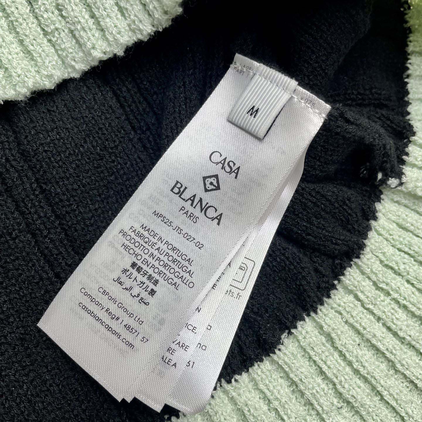 Casablanca Boucle Long Sleeve Polo Shirt     D0101 - DesignerGu