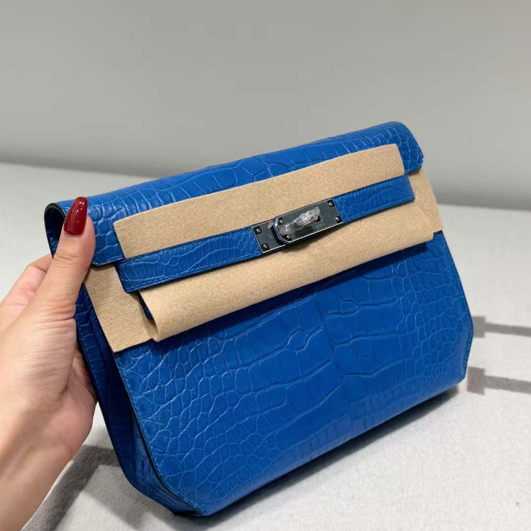 Hermes Kelly Depeche Malachite 25cm - DesignerGu