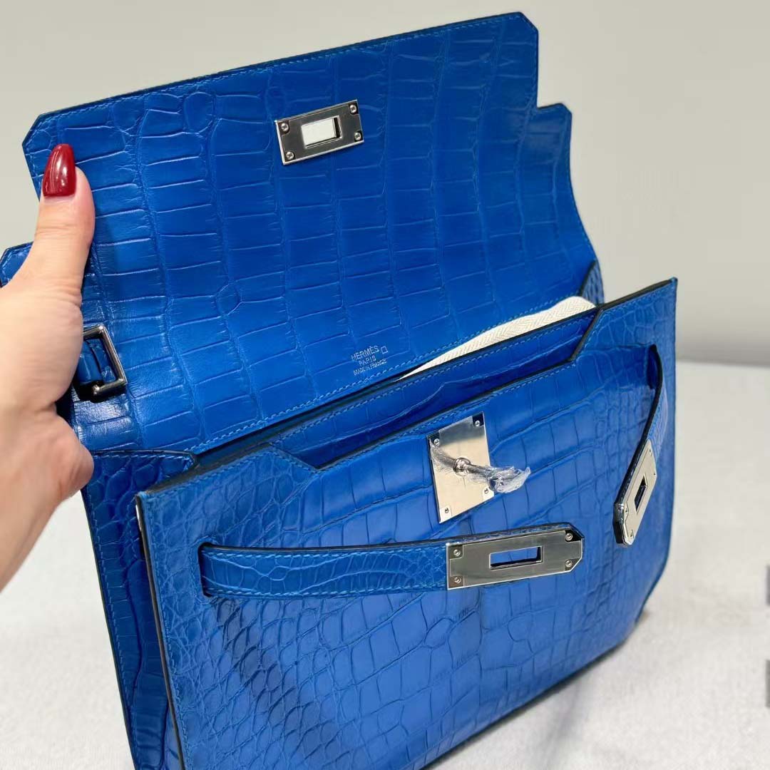 Hermes Kelly Depeche Malachite 25cm - DesignerGu