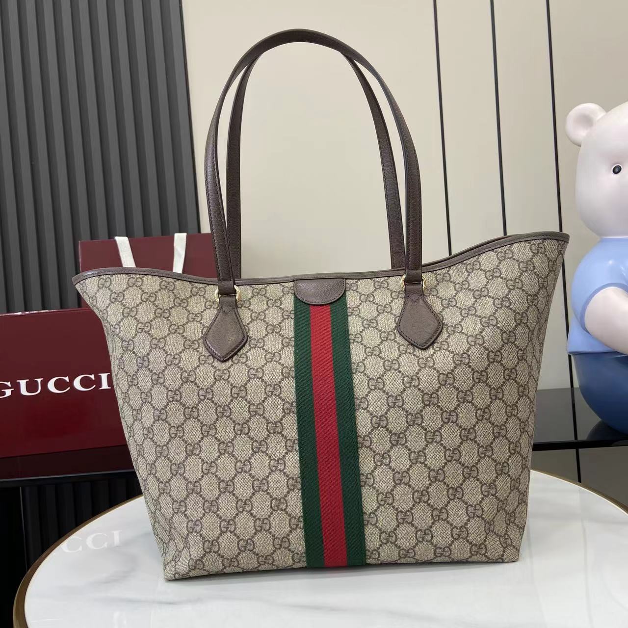 Gucci Ophidia Large Tote Bag - DesignerGu