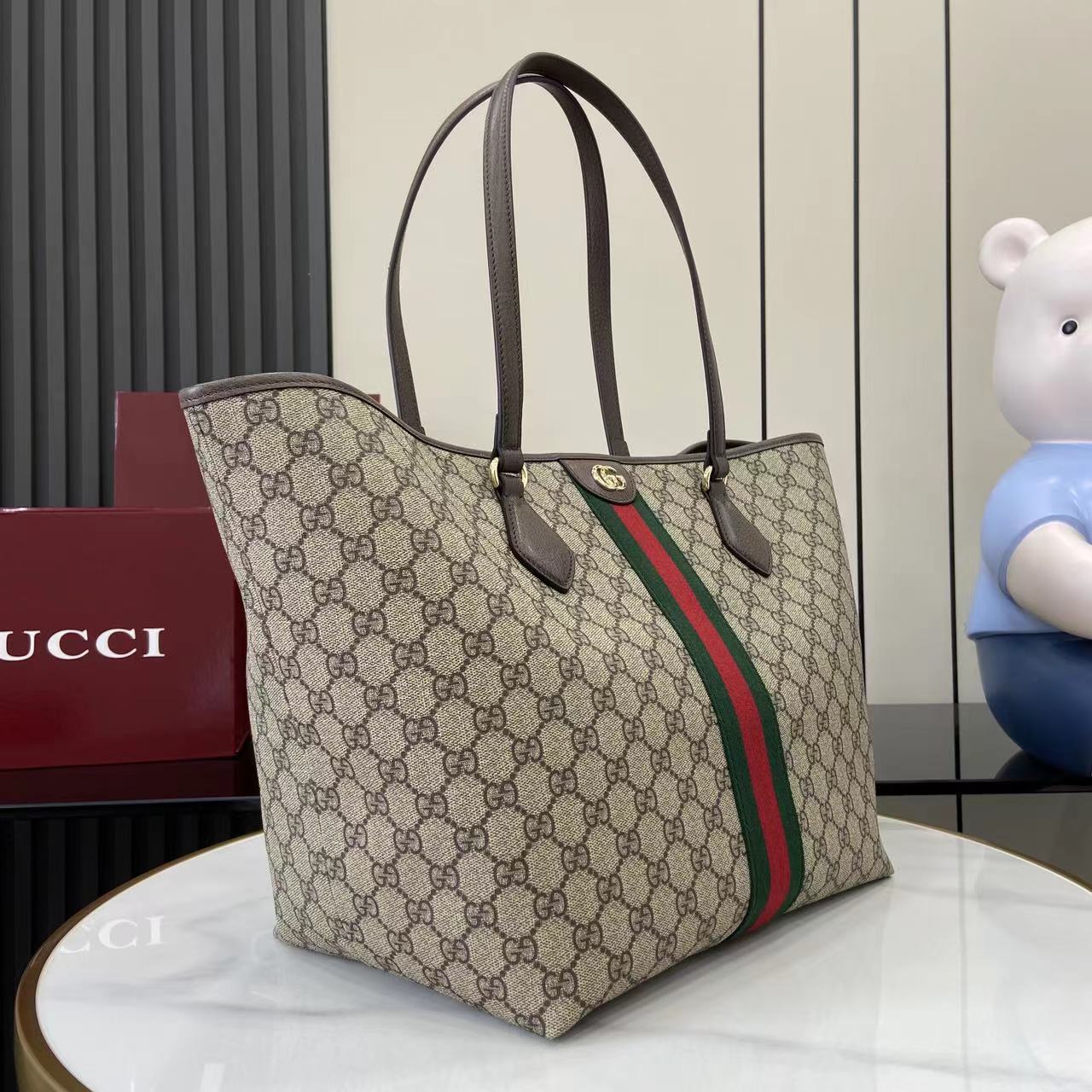 Gucci Ophidia Large Tote Bag - DesignerGu