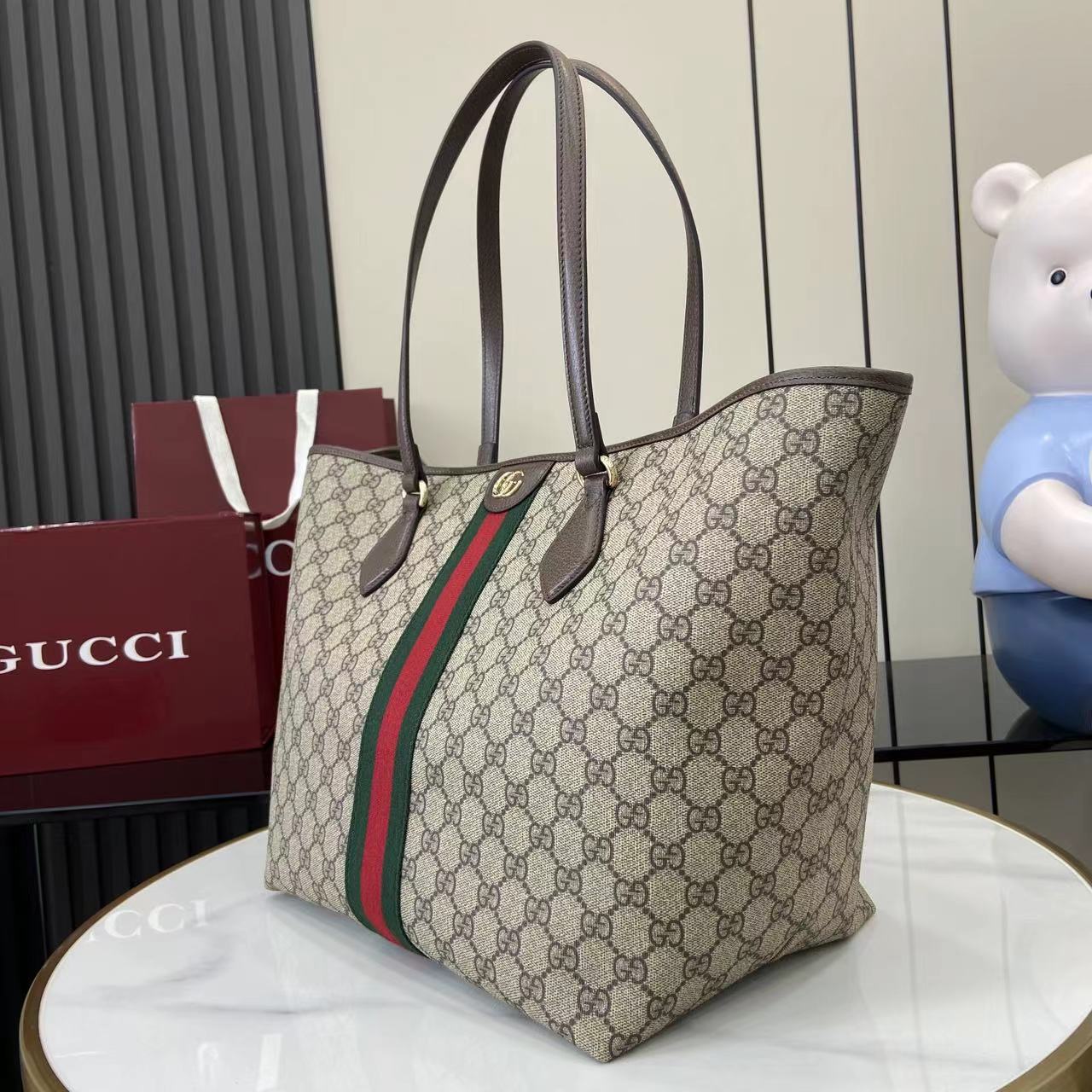 Gucci Ophidia Large Tote Bag - DesignerGu