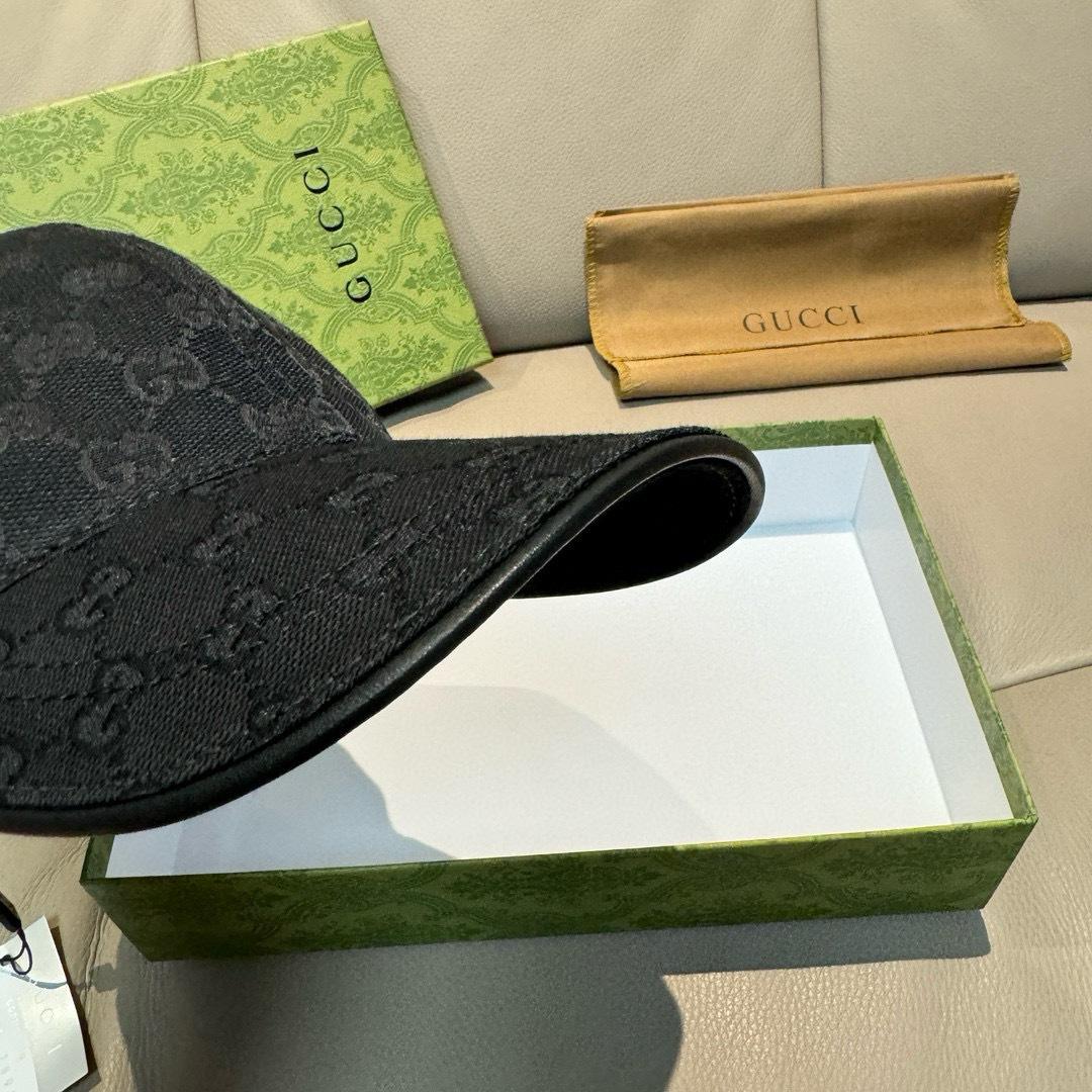 Gucci Original GG Canvas Baseball Hat With Web - DesignerGu