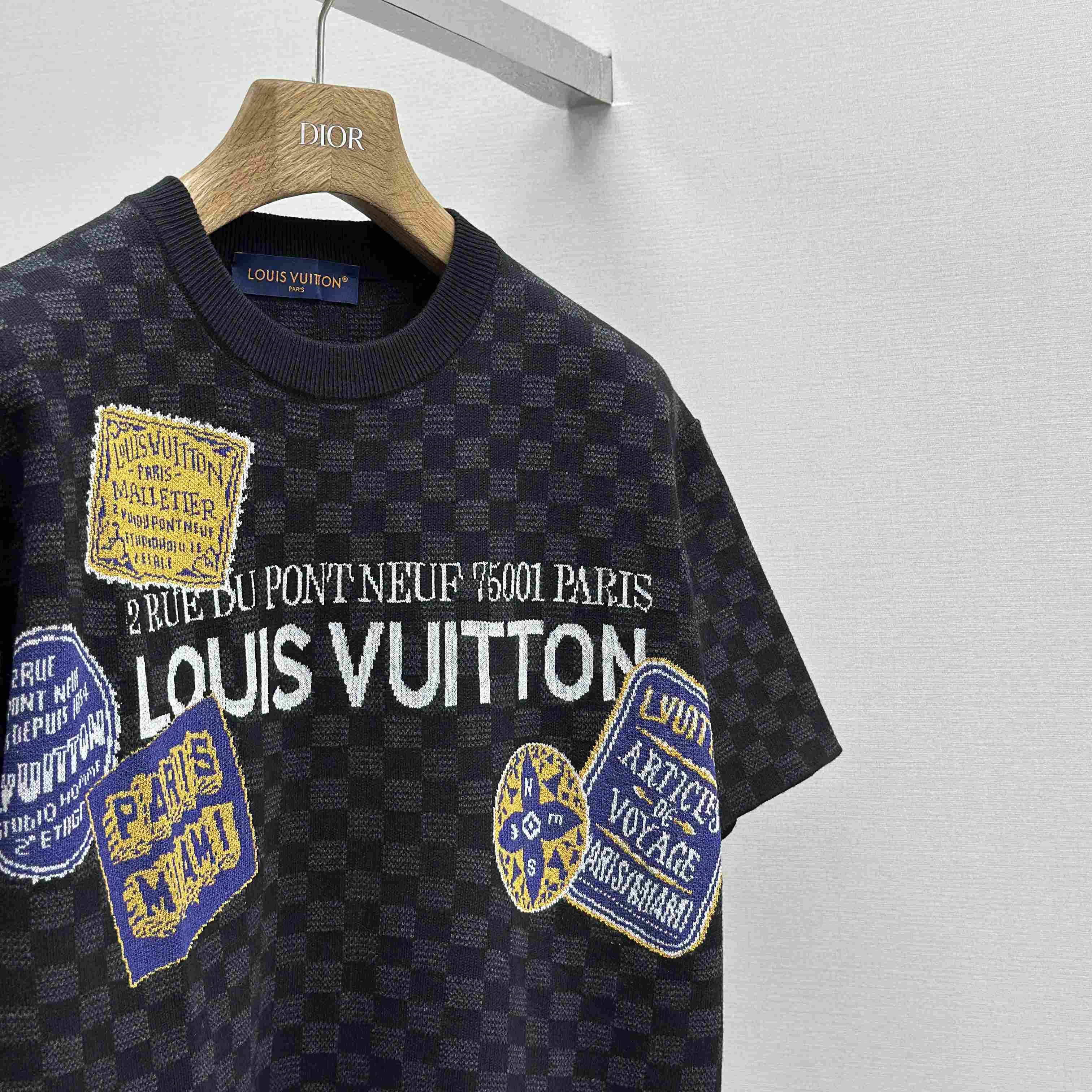 Louis Vuitton Jersey Jacquard T-Shirt   1AHW57 - DesignerGu