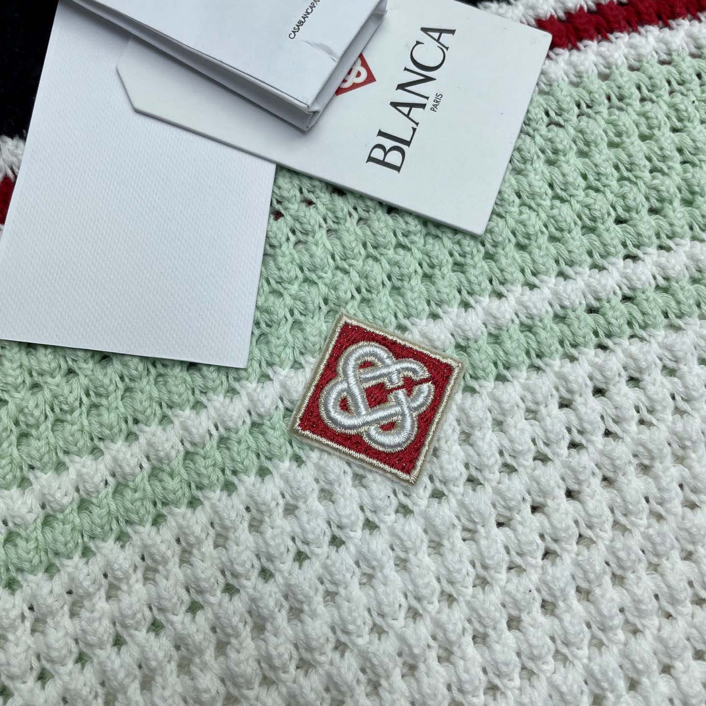 Casablanca Cotton Tennis Crochet Shacket - DesignerGu