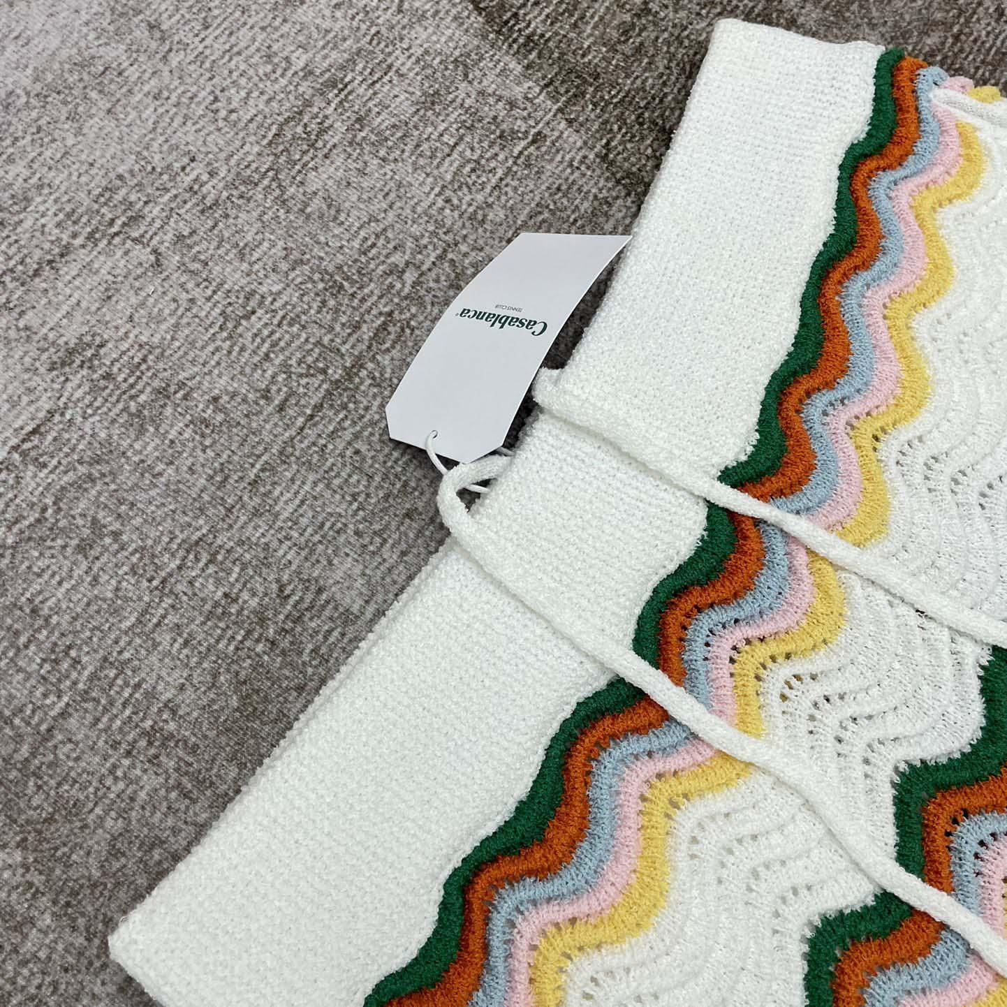 Casablanca Wavy Boucle Shorts   D0059 - DesignerGu