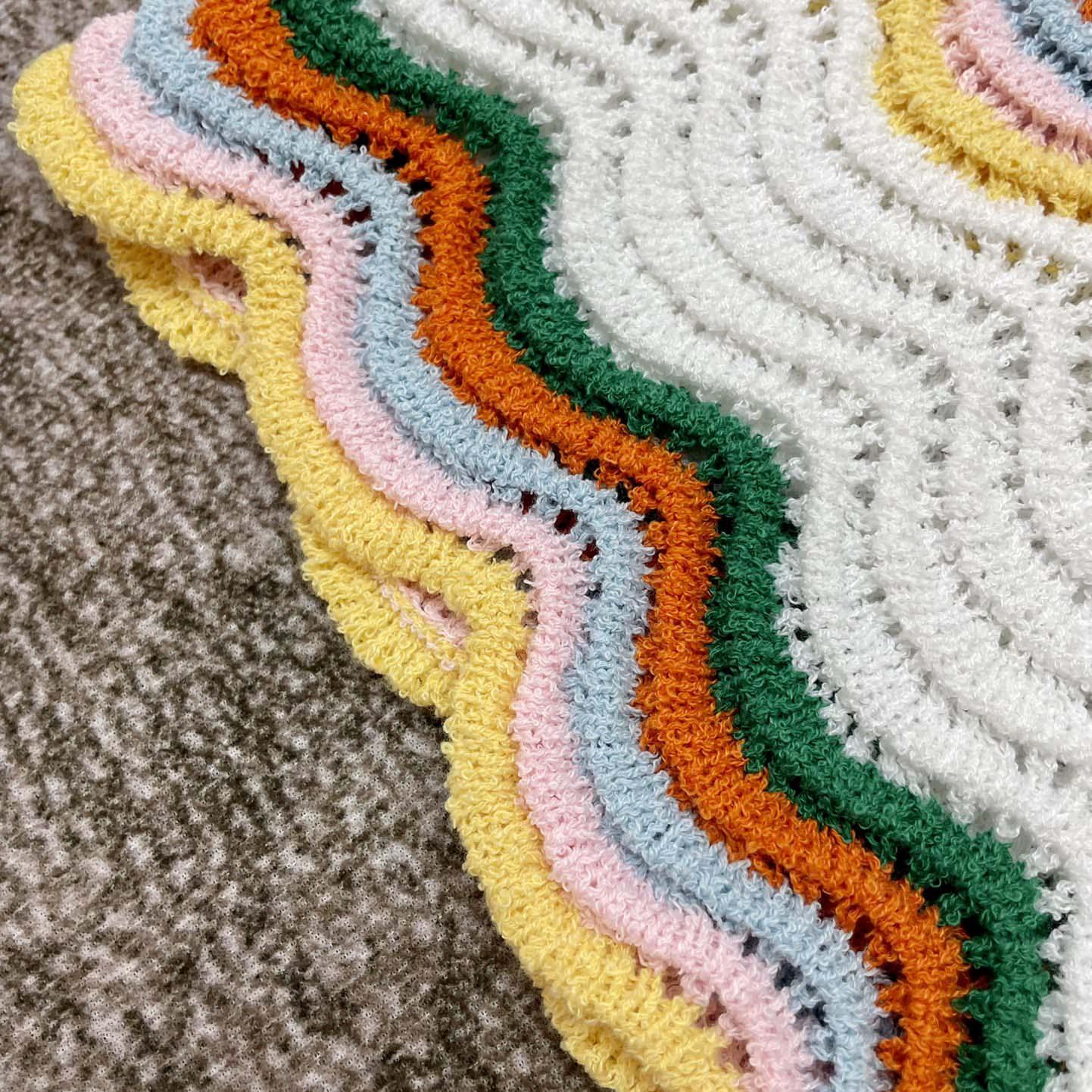 Casablanca Wavy Boucle Shorts   D0059 - DesignerGu