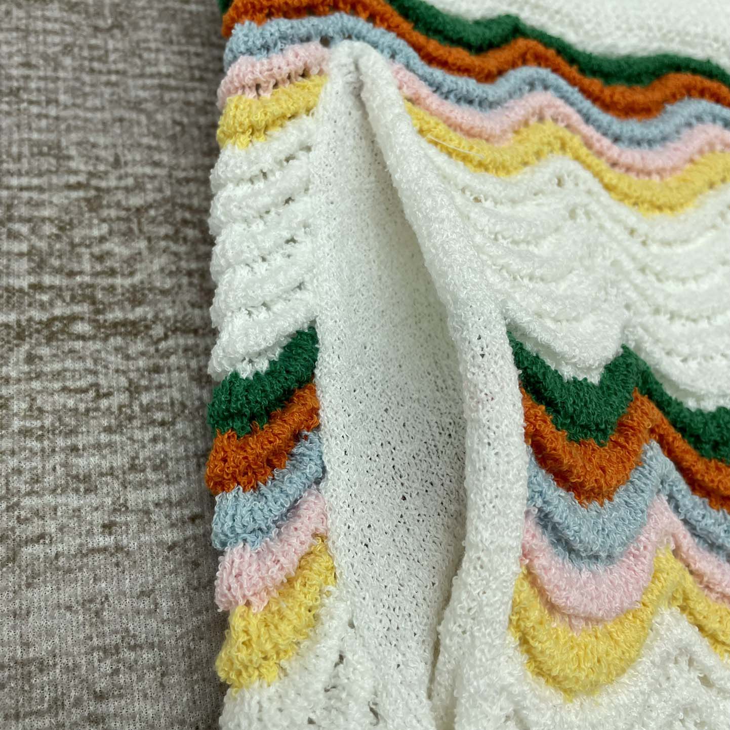 Casablanca Wavy Boucle Shorts   D0059 - DesignerGu