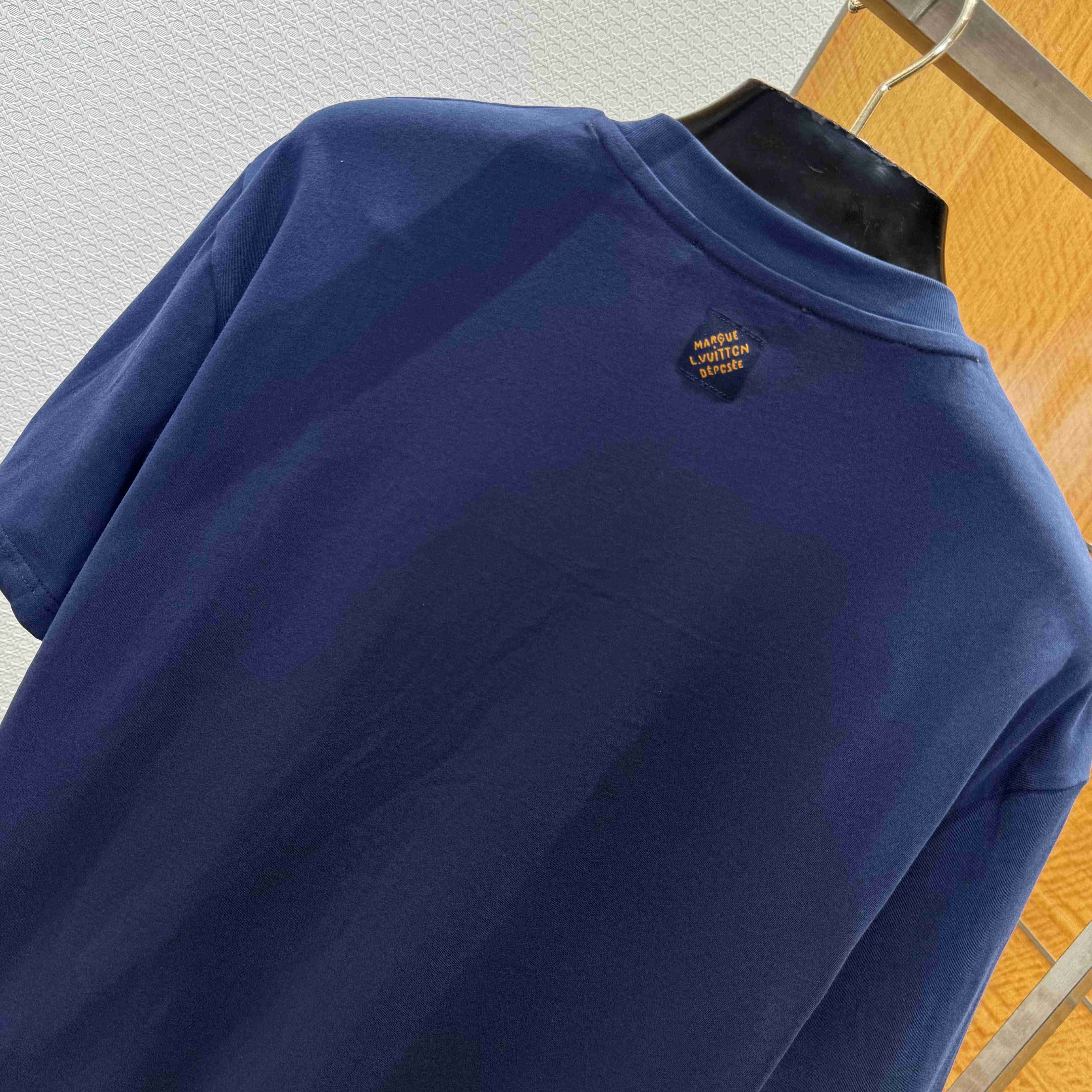 Louis Vuitton Embroidered T-Shirt   1AIMKV - DesignerGu