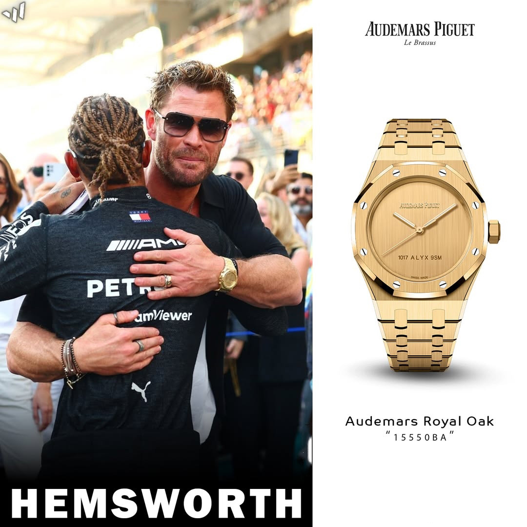 Audemars Piguet Royal Oak 15550BA Champagne Dial 1017 ALYX 9SM in Yellow Gold - DesignerGu