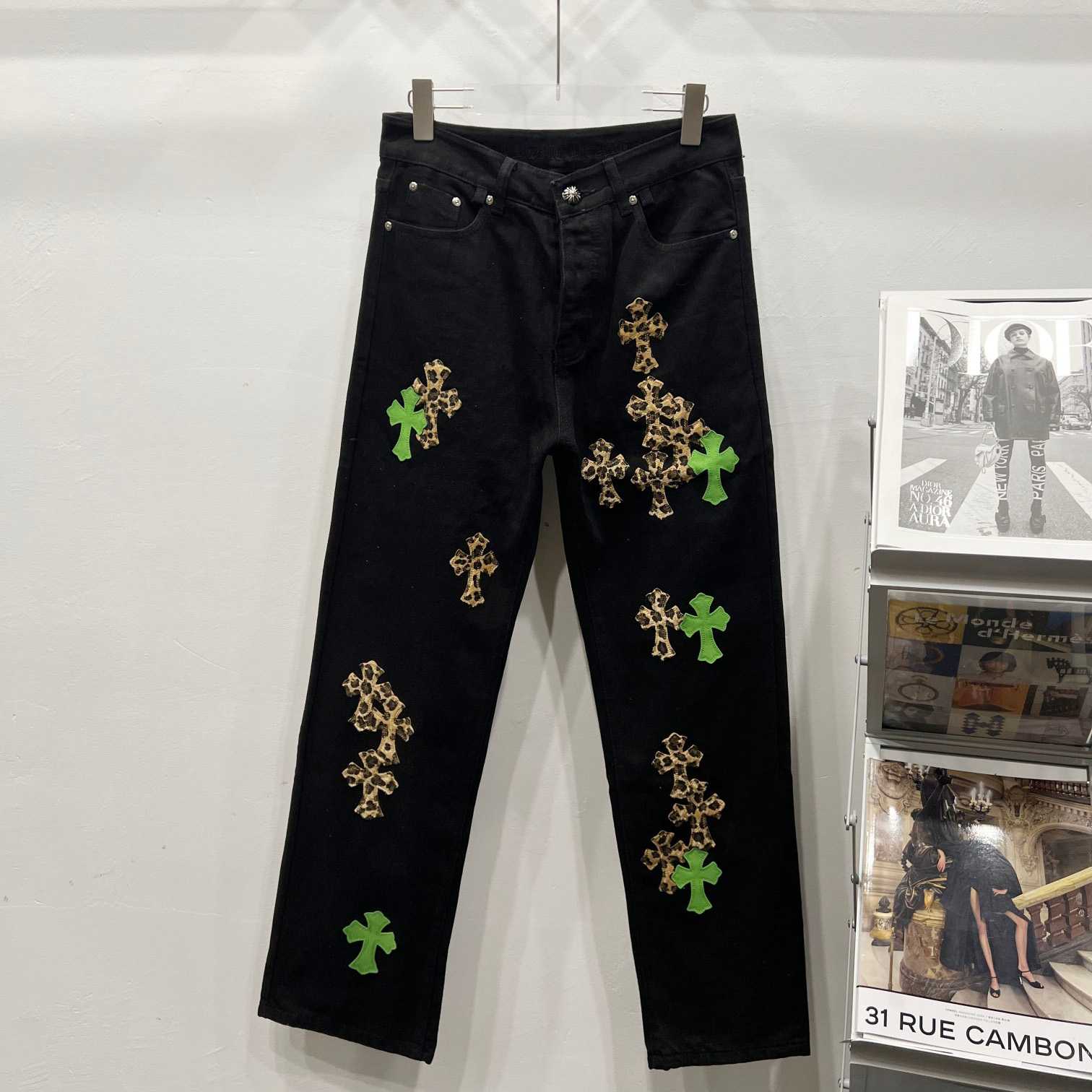 Chrome Hearts Cross Jeans - DesignerGu