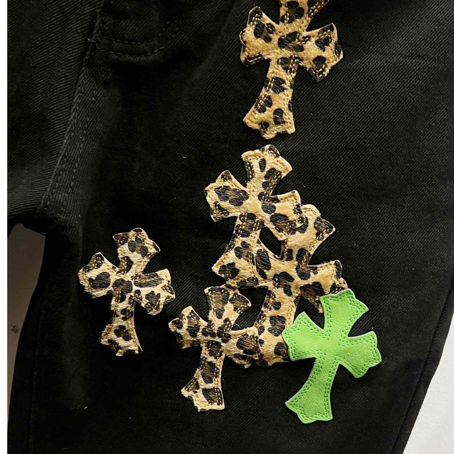 Chrome Hearts Cross Jeans - DesignerGu