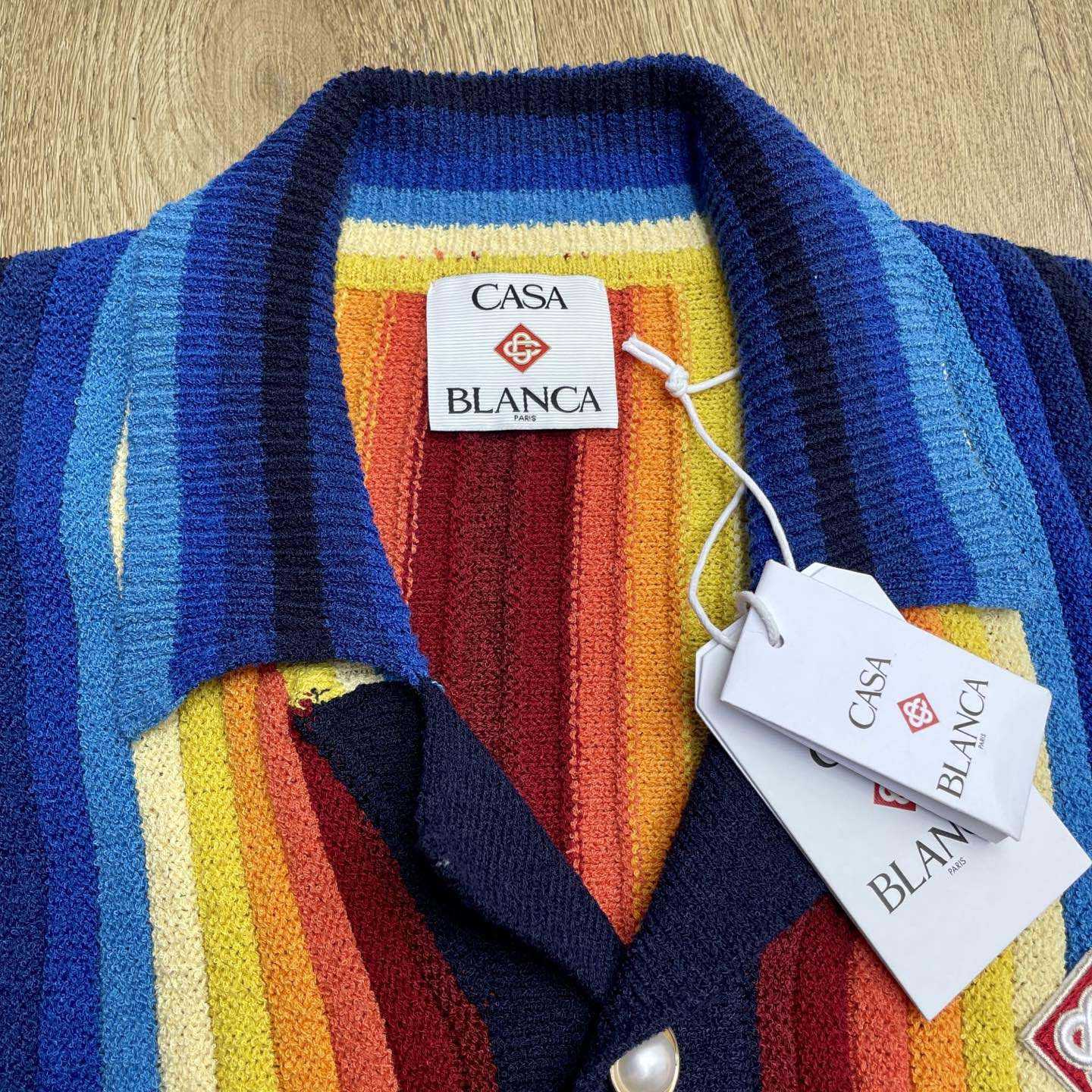 Casablanca Gradient Stripe Towelling Jacket - DesignerGu