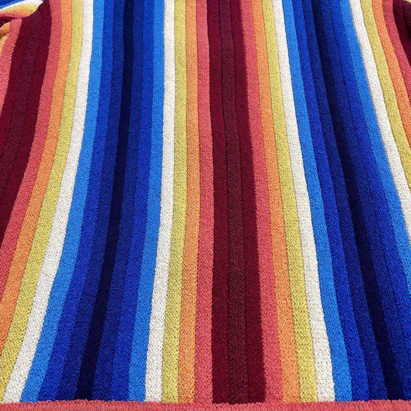 Casablanca Gradient Stripe Towelling Jacket - DesignerGu