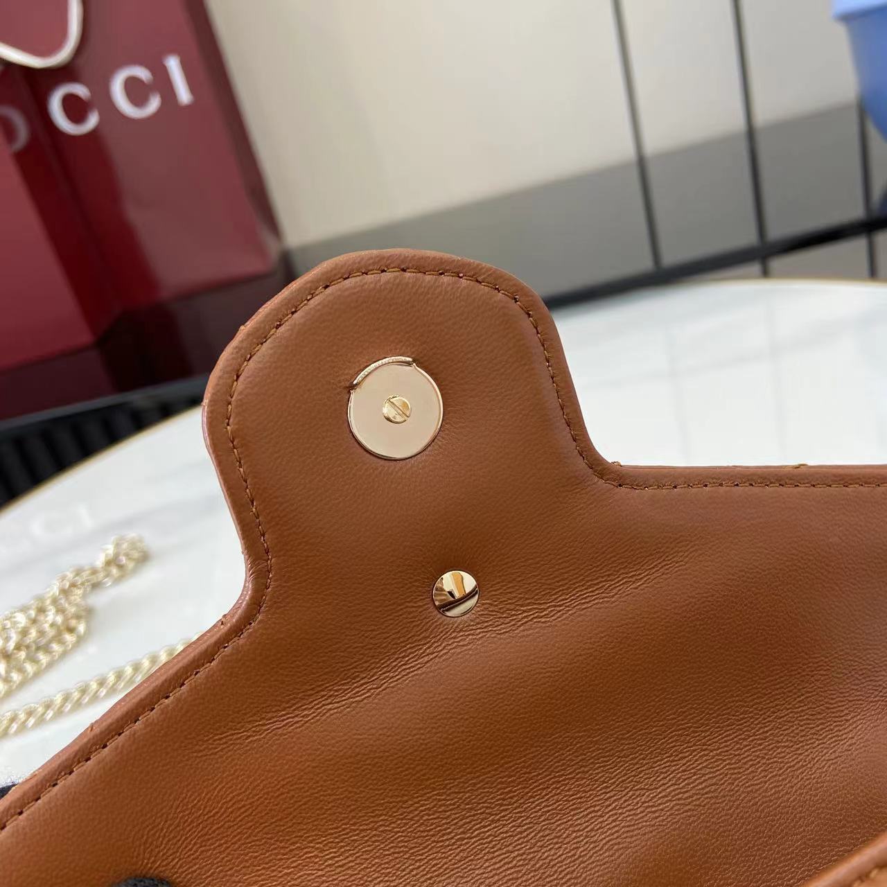 Gucci GG Marmont Wallet On Chain - DesignerGu