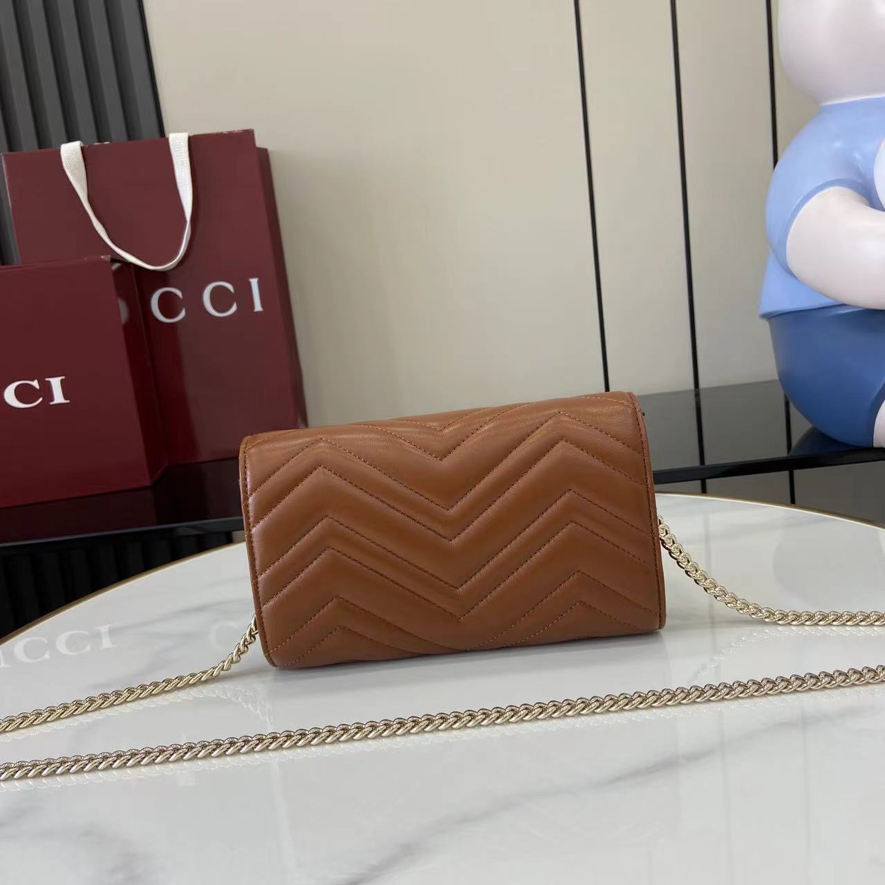 Gucci GG Marmont Wallet On Chain - DesignerGu
