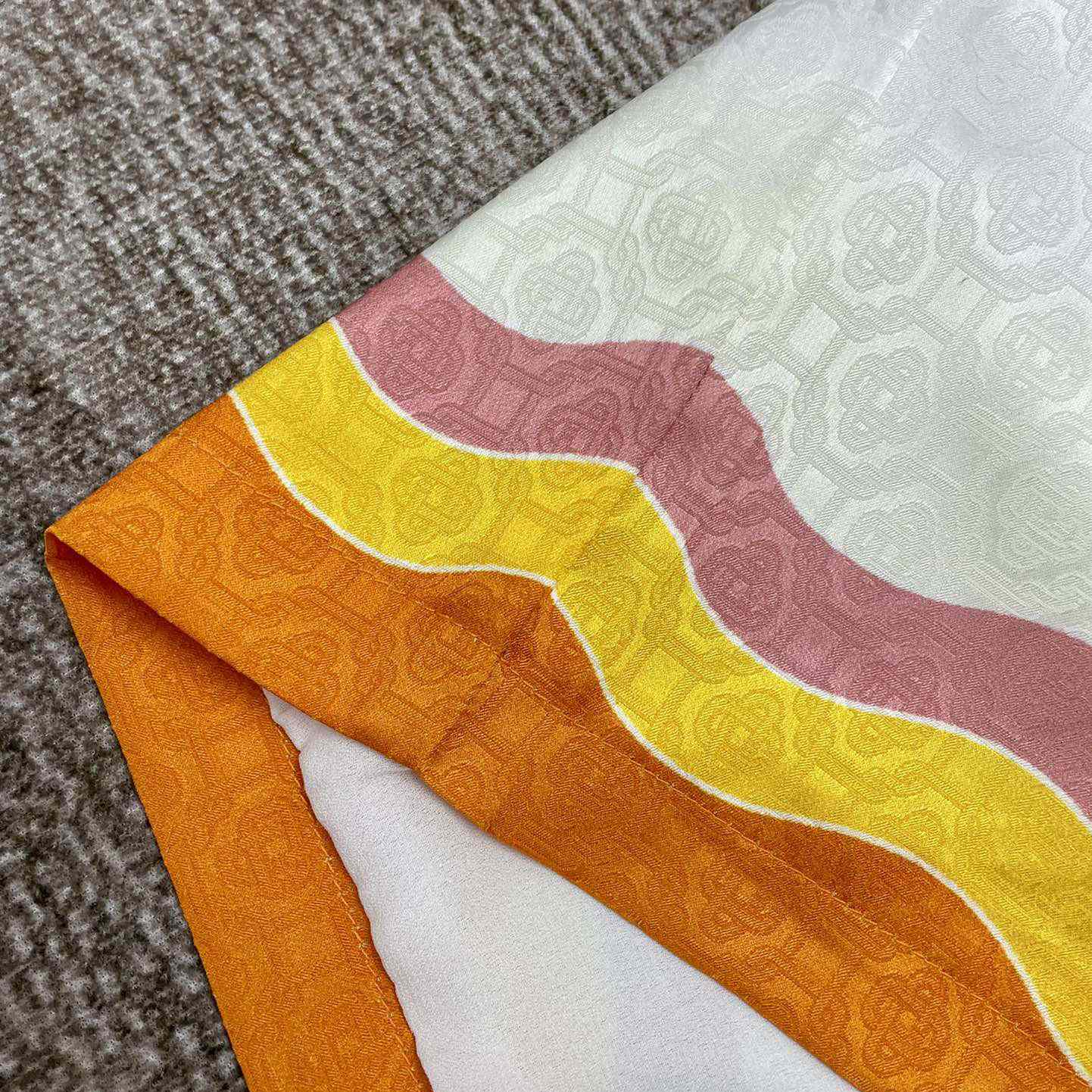 Casablanca Rainbow Monogram Silk Shorts   3451 - DesignerGu