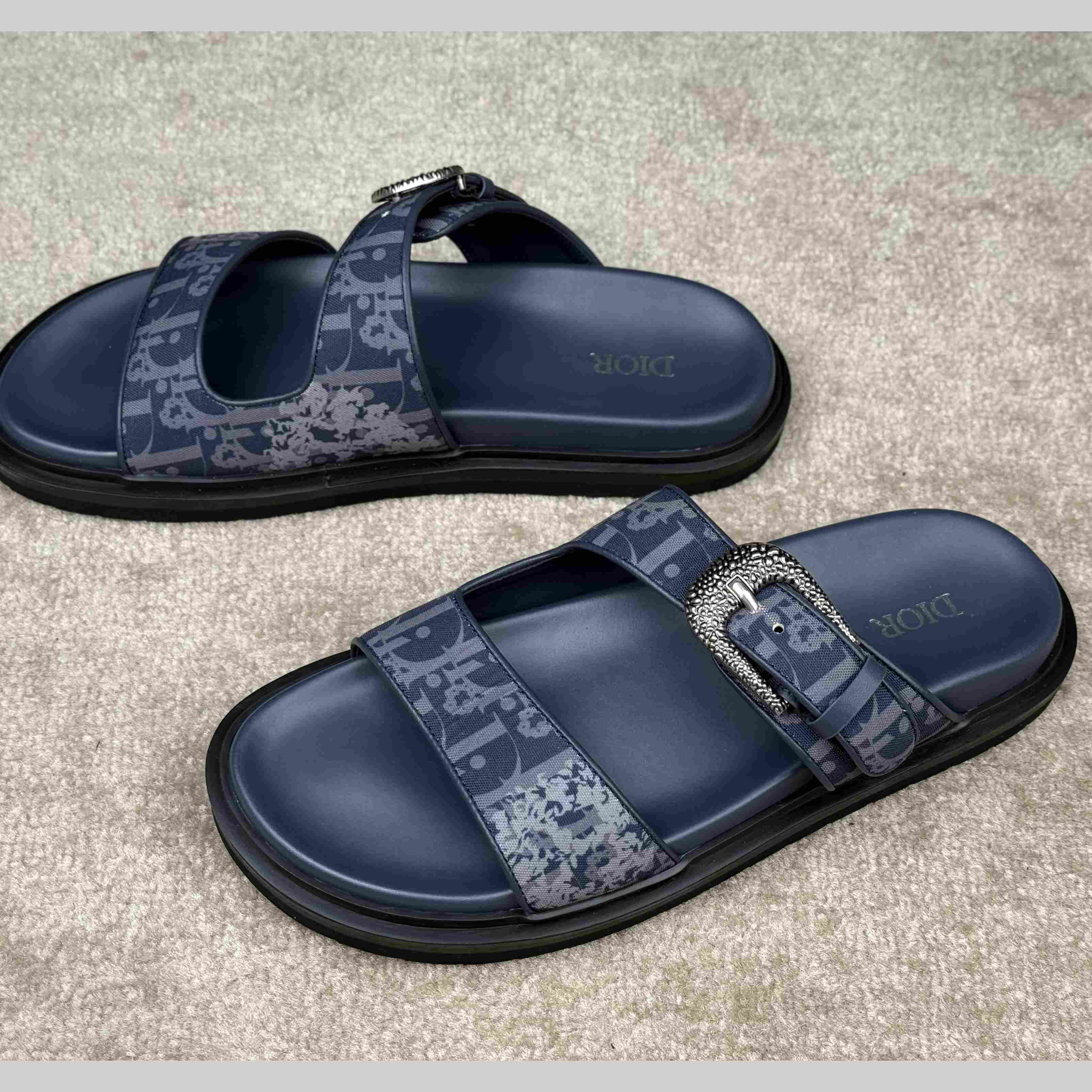 Denim Tears x Dior Aqua Sandal 'Dior Tears - Peace Sign' - DesignerGu