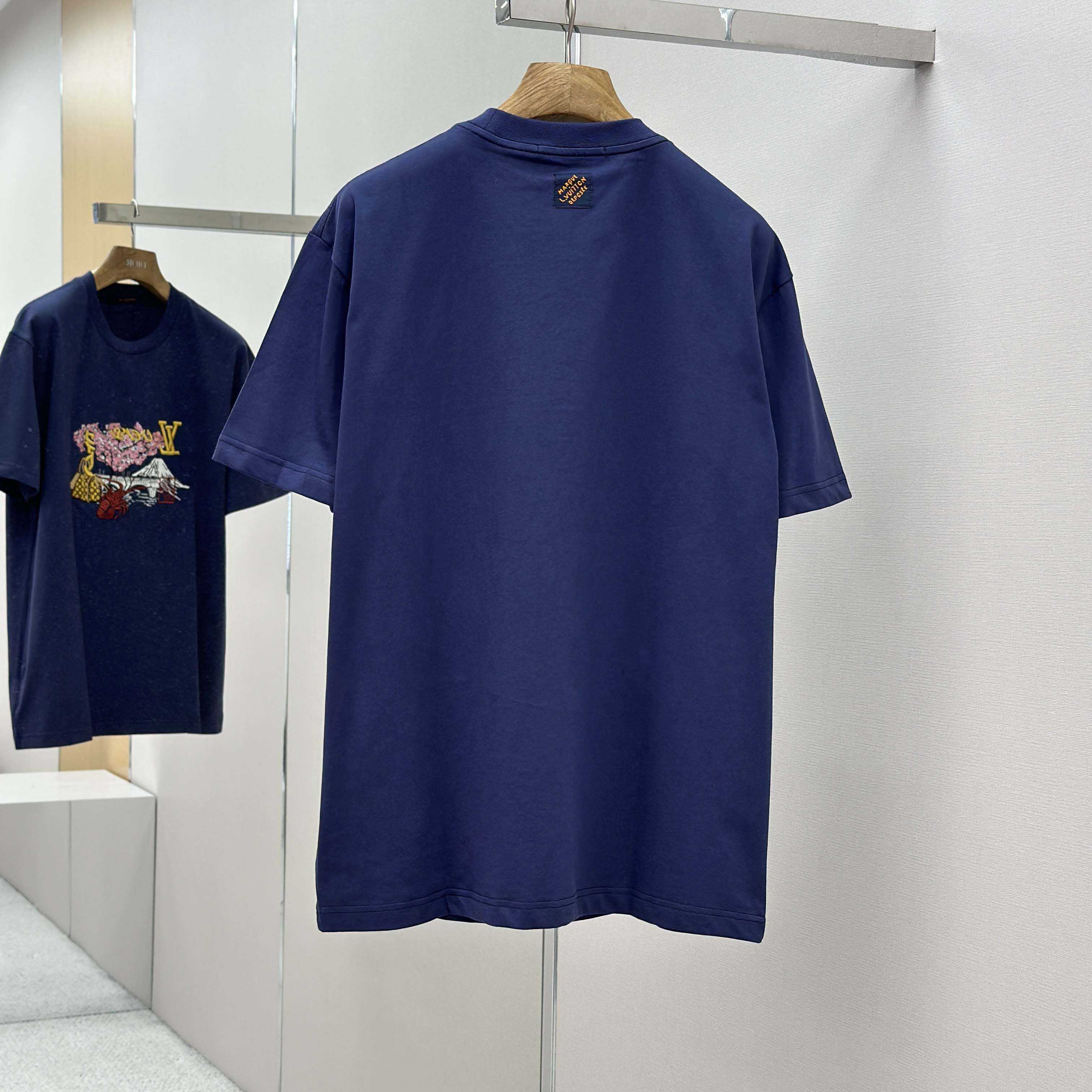 Louis Vuitton Embroidered T-Shirt   1AIMKV - DesignerGu