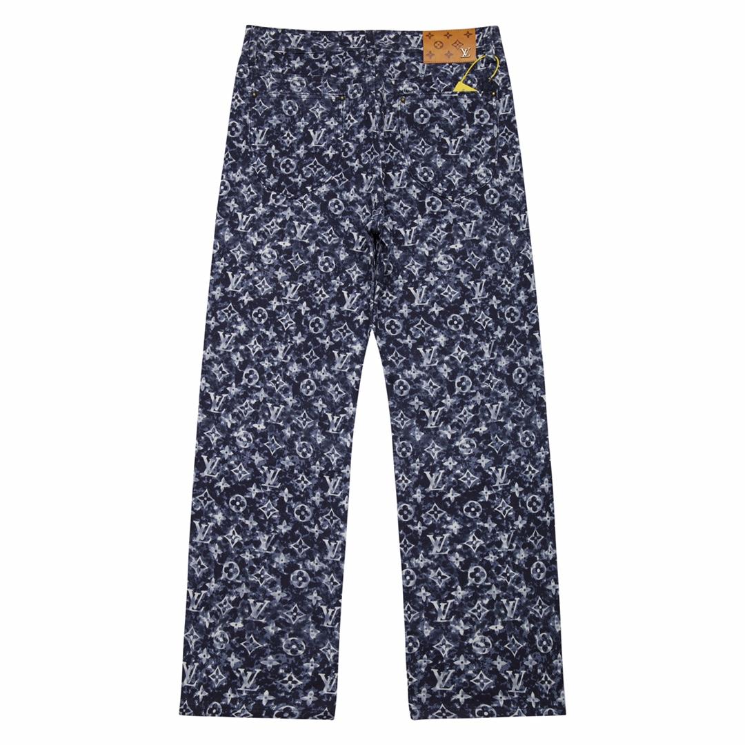 Louis Vuitton Monogram Denim Pants - DesignerGu
