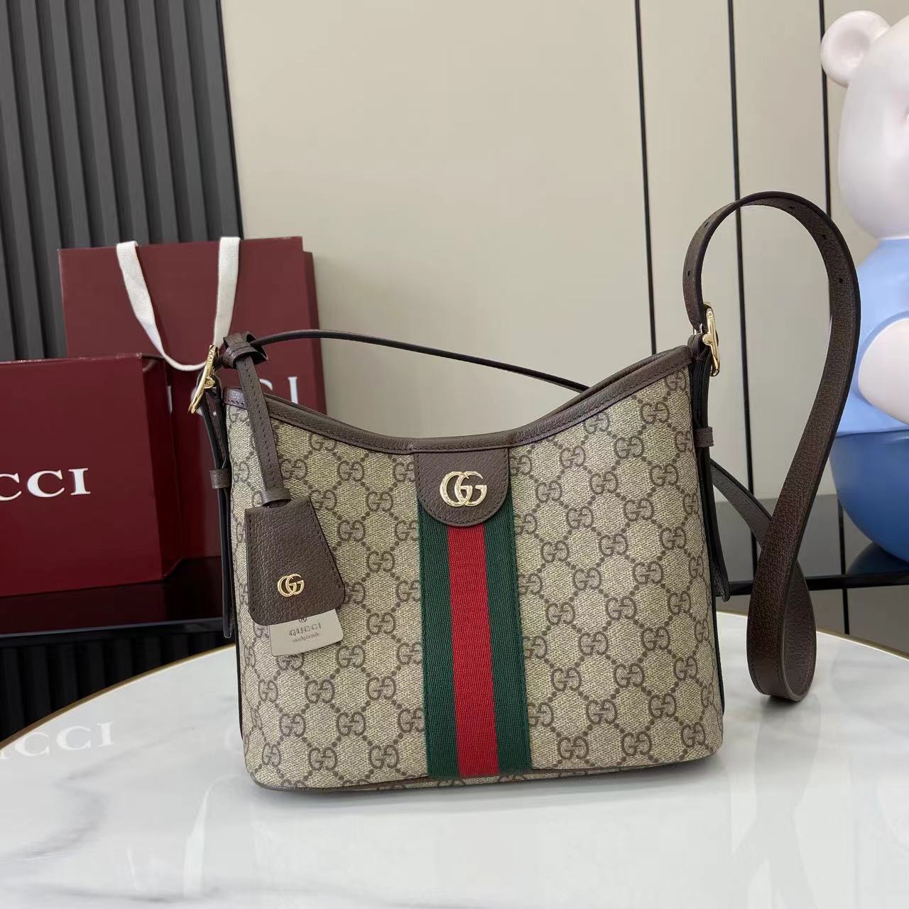 Gucci Ophidia Small Shoulder Bag - DesignerGu