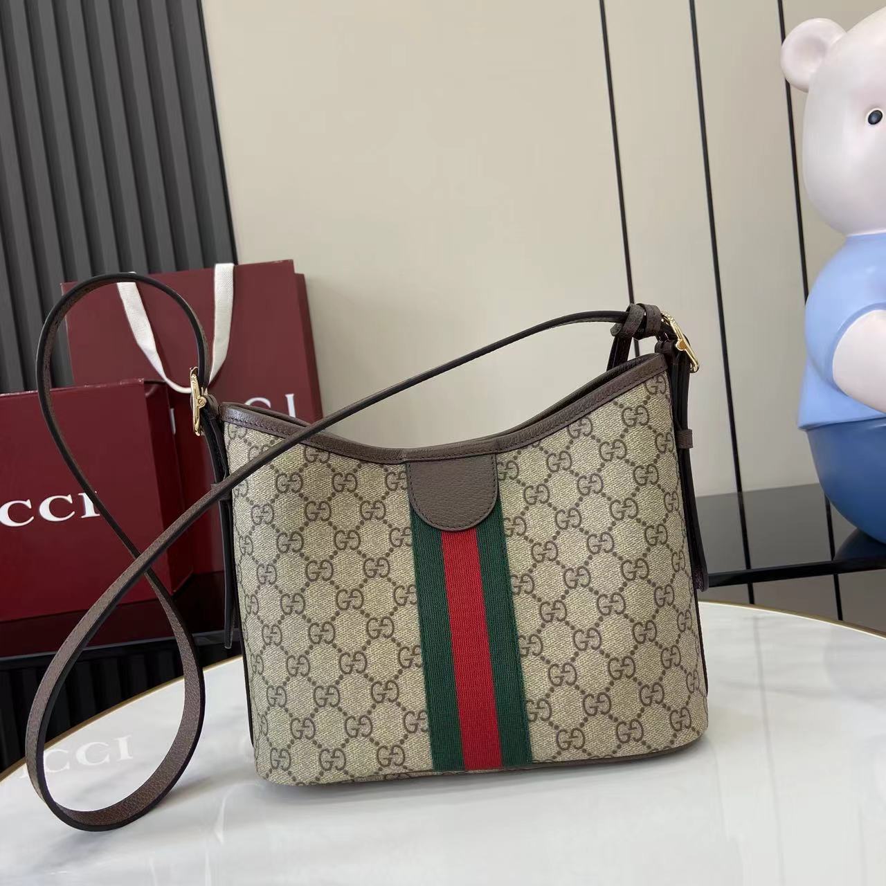 Gucci Ophidia Small Shoulder Bag - DesignerGu