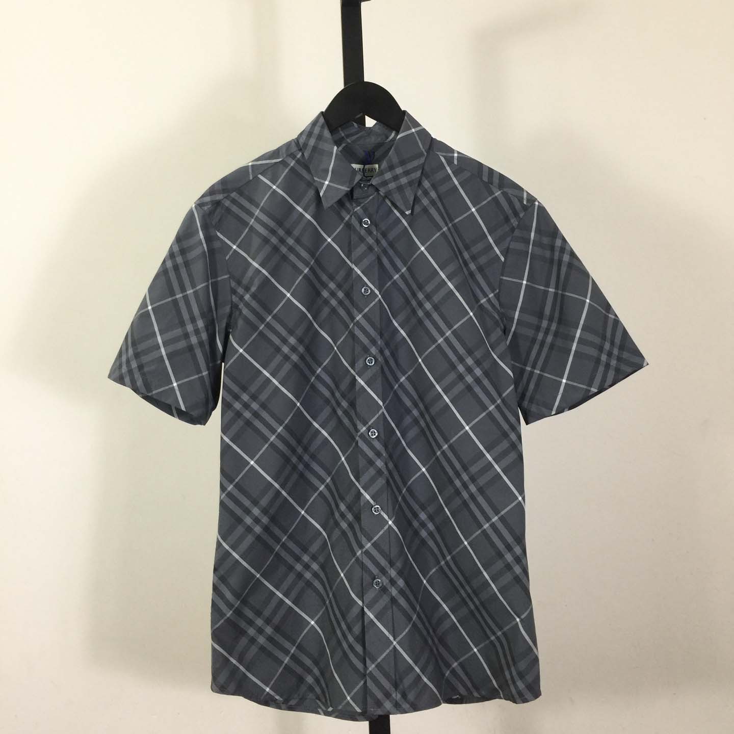 Burberry Men's Check cotton shirt - DesignerGu