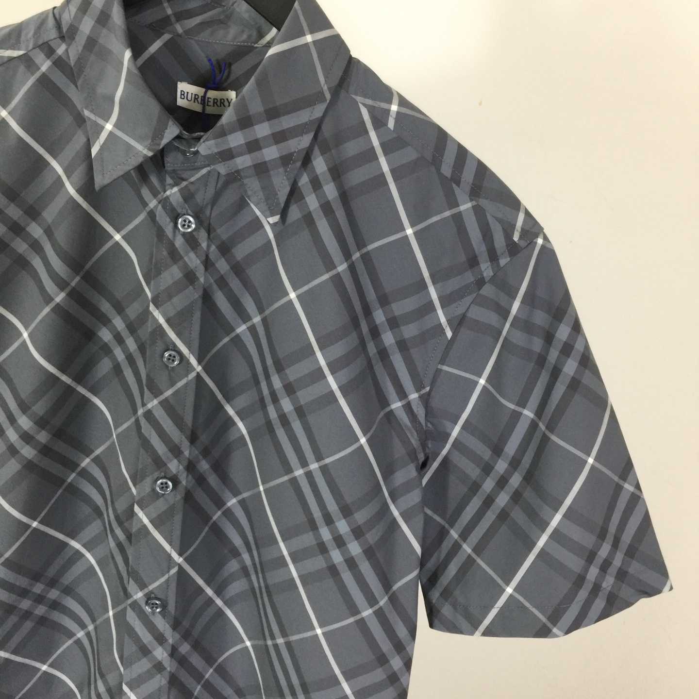 Burberry Men's Check cotton shirt - DesignerGu
