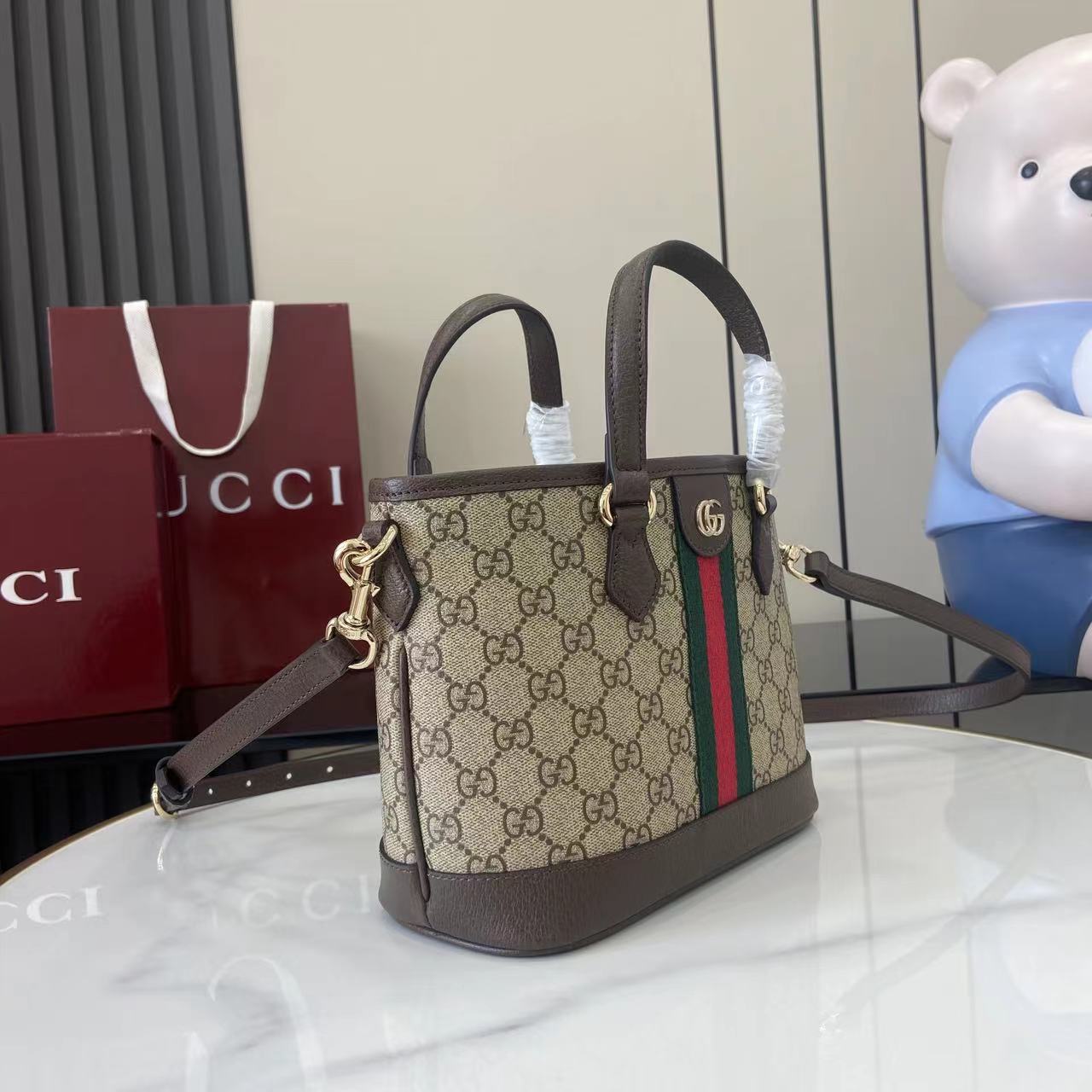 Gucci Ophidia Small Tote Bag - DesignerGu