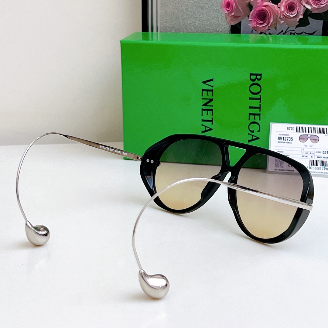 Bottega Veneta Drop Aviator Sunglasses  BV1273S - DesignerGu