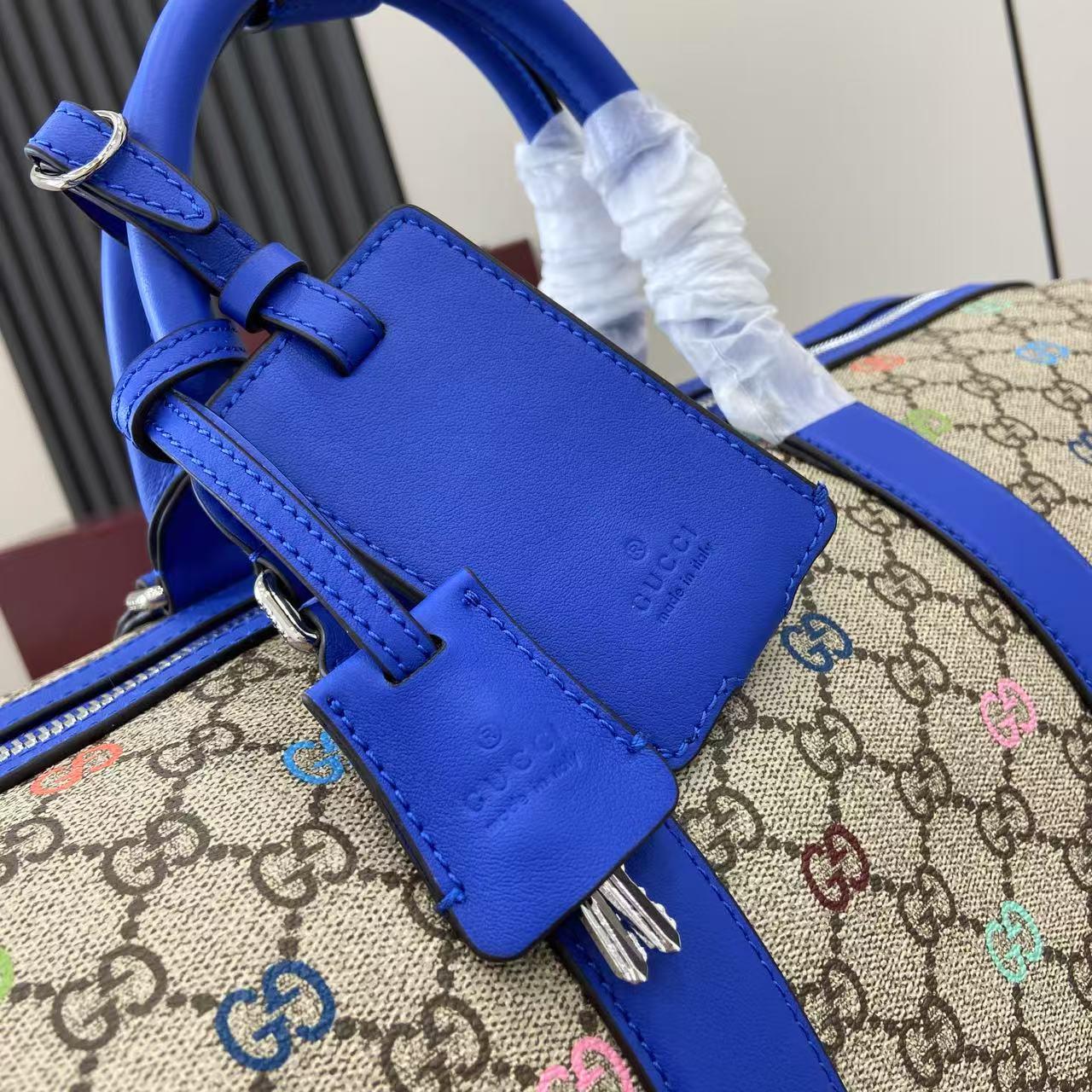 Gucci GG Multicolor Medium Duffle Bag - DesignerGu