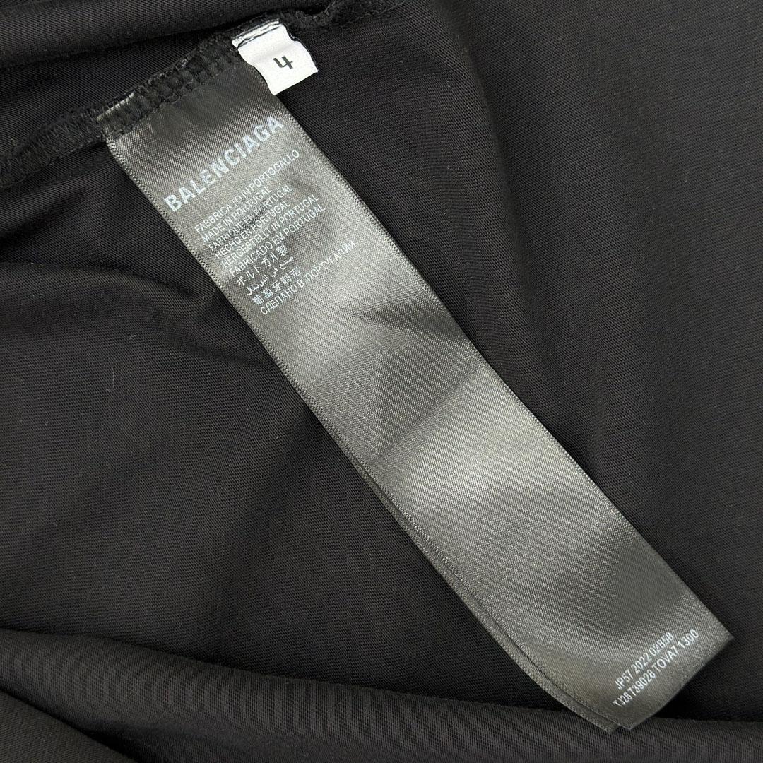 Balenciaga Music | Britney Spears Series Oversized T-Shirt In Faded Black - DesignerGu